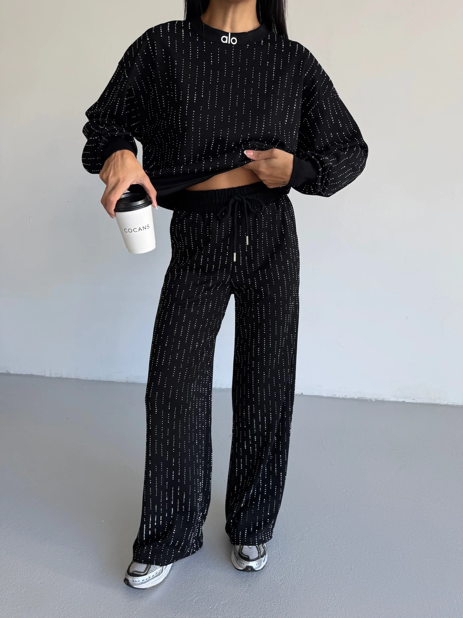 Taşlı Eşofman Takım 