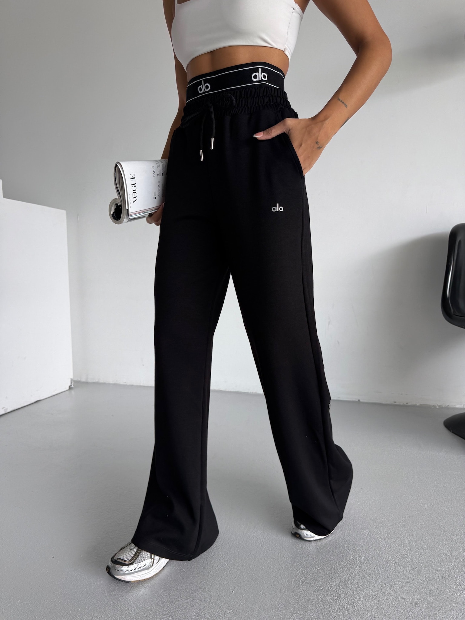 Bel Lastikli Palazzo Eşofman