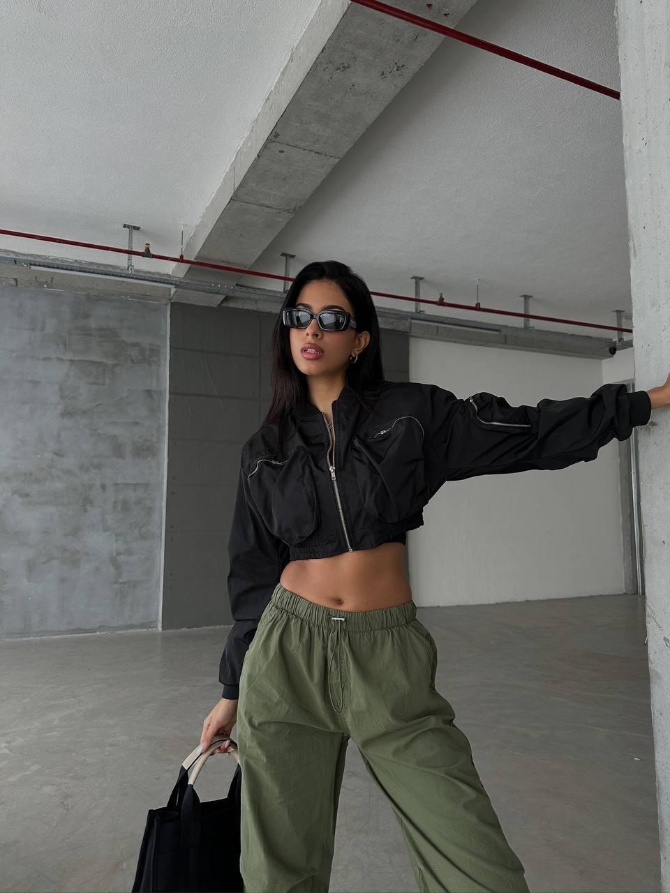 Bomber Crop Jacket