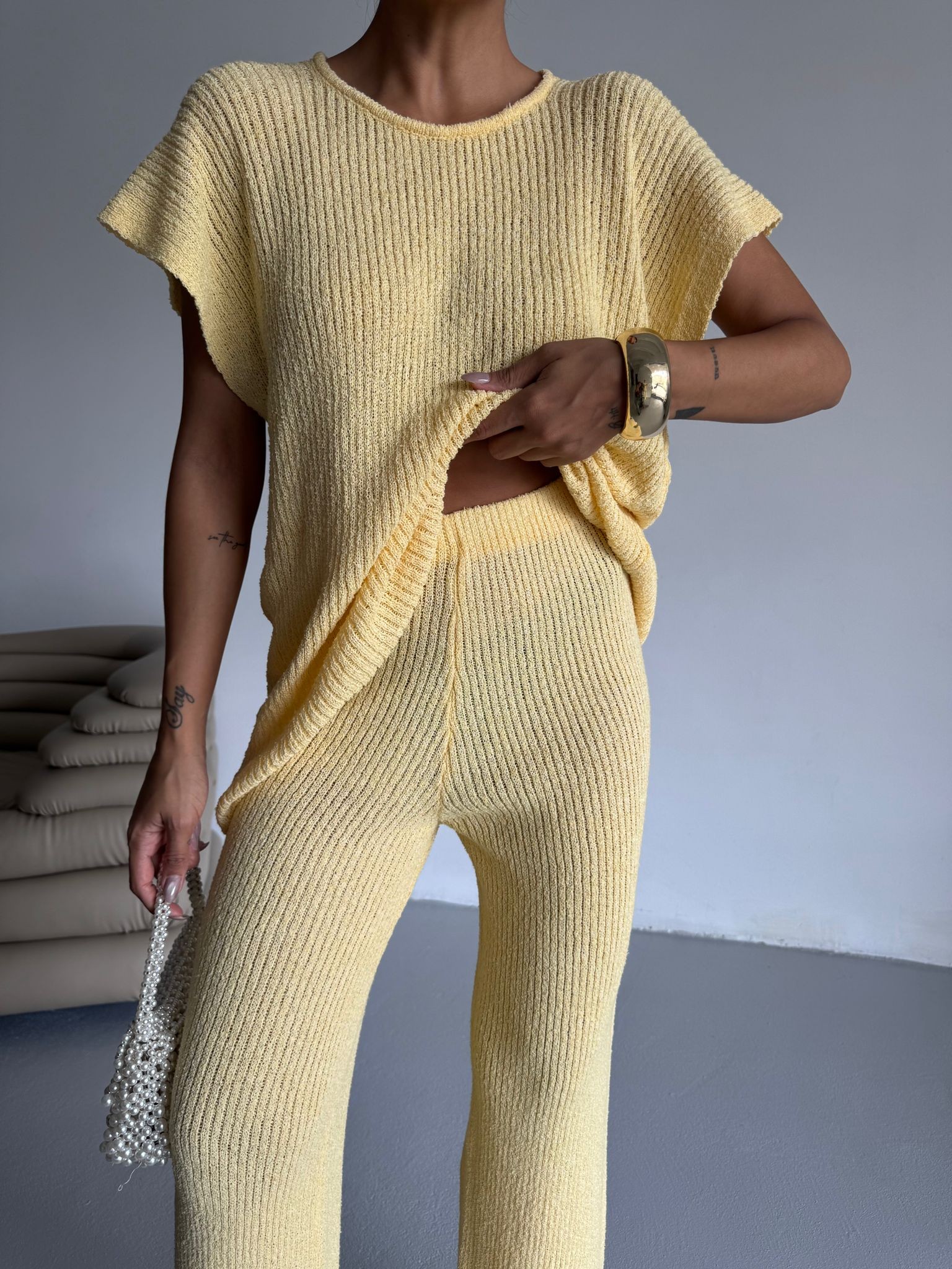 Pastel Triko Takım 