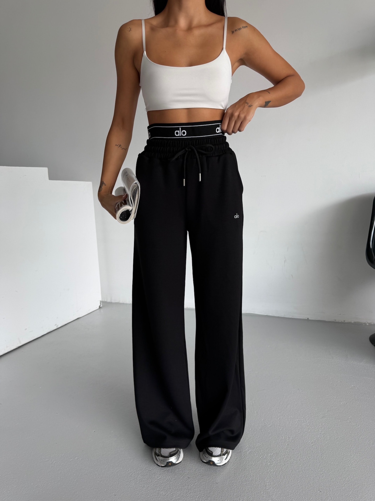 Bel Lastikli Palazzo Eşofman