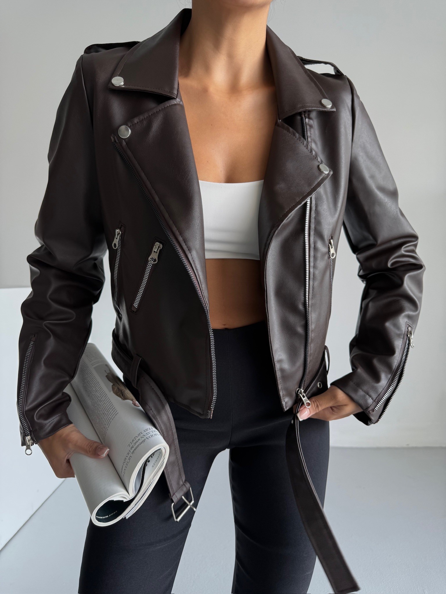 Biker Deri Ceket