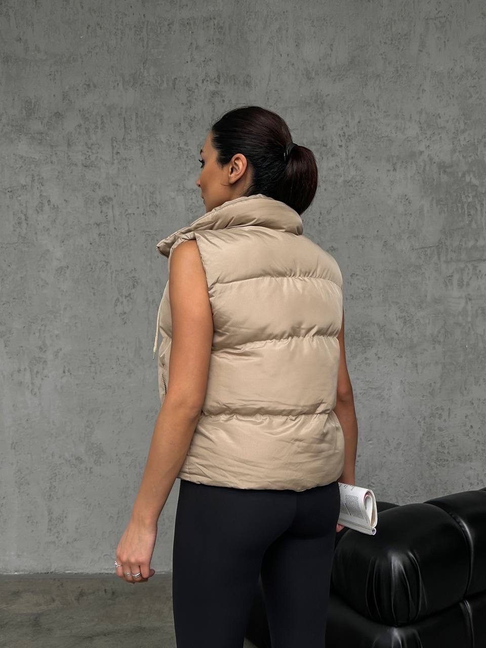 Pocket Zipper Swelling Vest