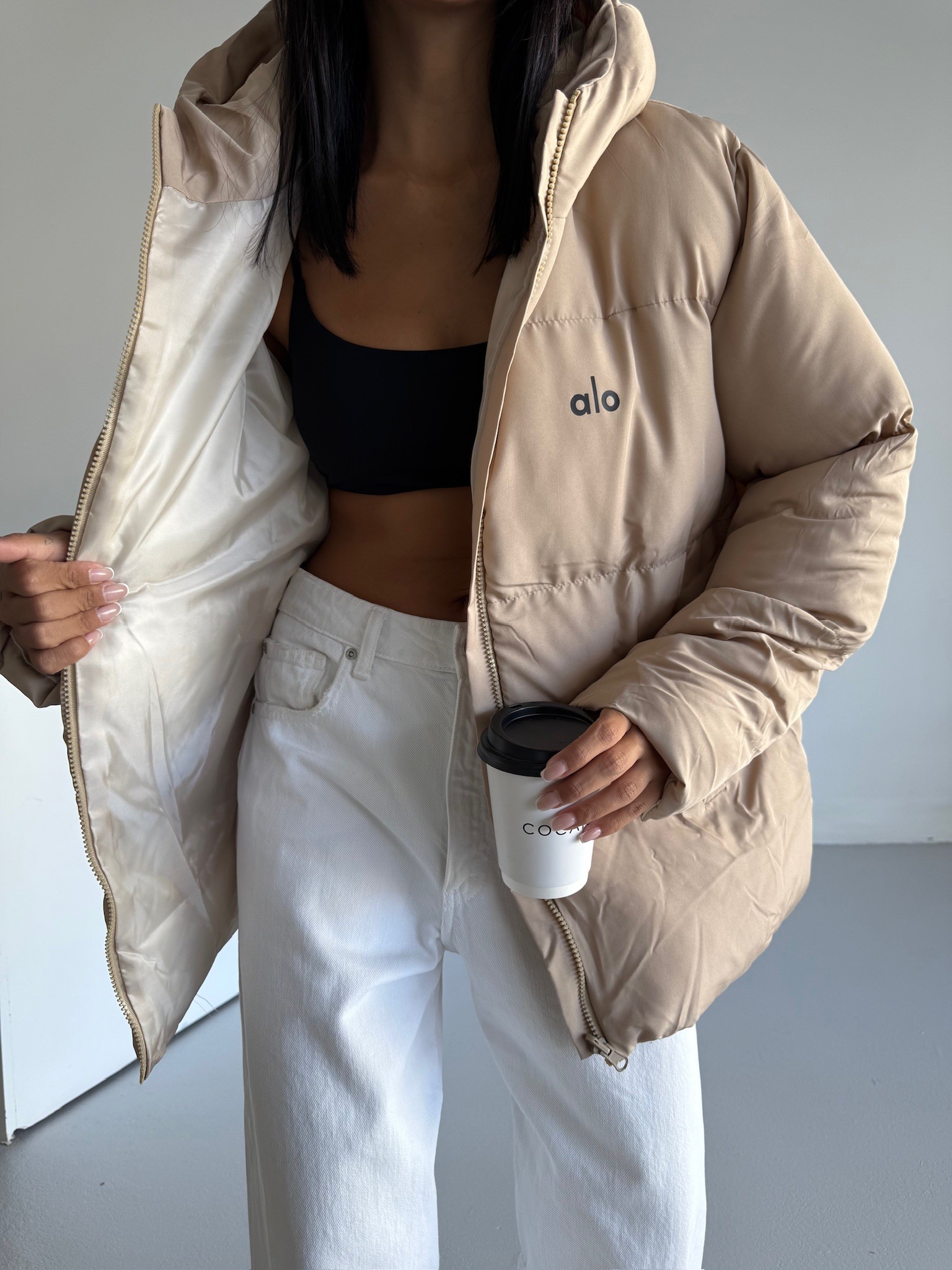 Alo Oversize Şişme Mont
