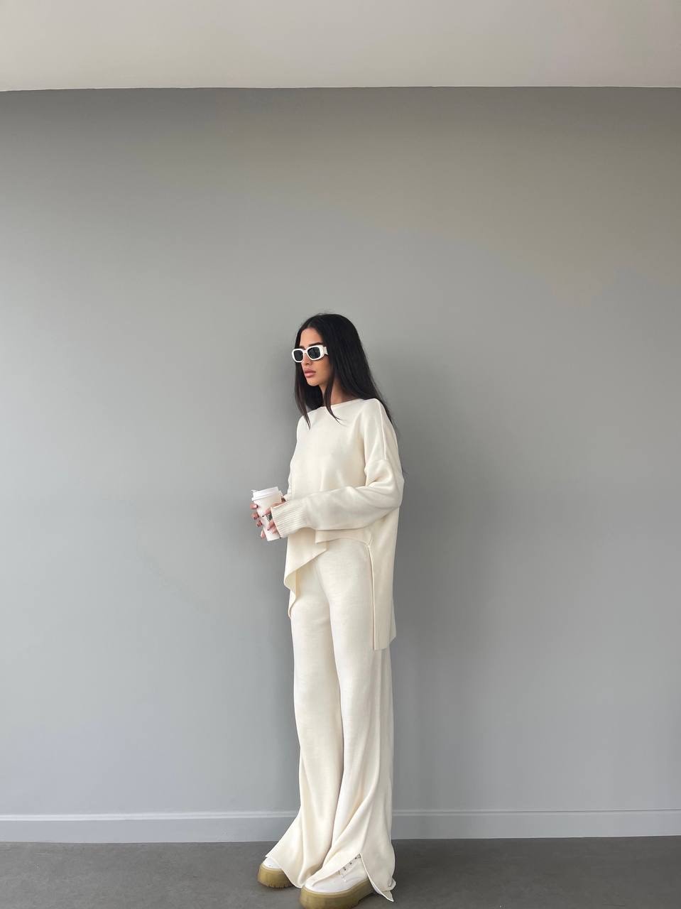 Asimetrik Triko Takım 