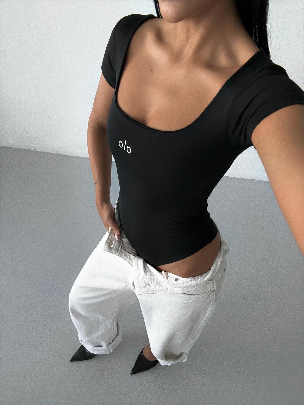 Kare Yaka Alo Bodysuit