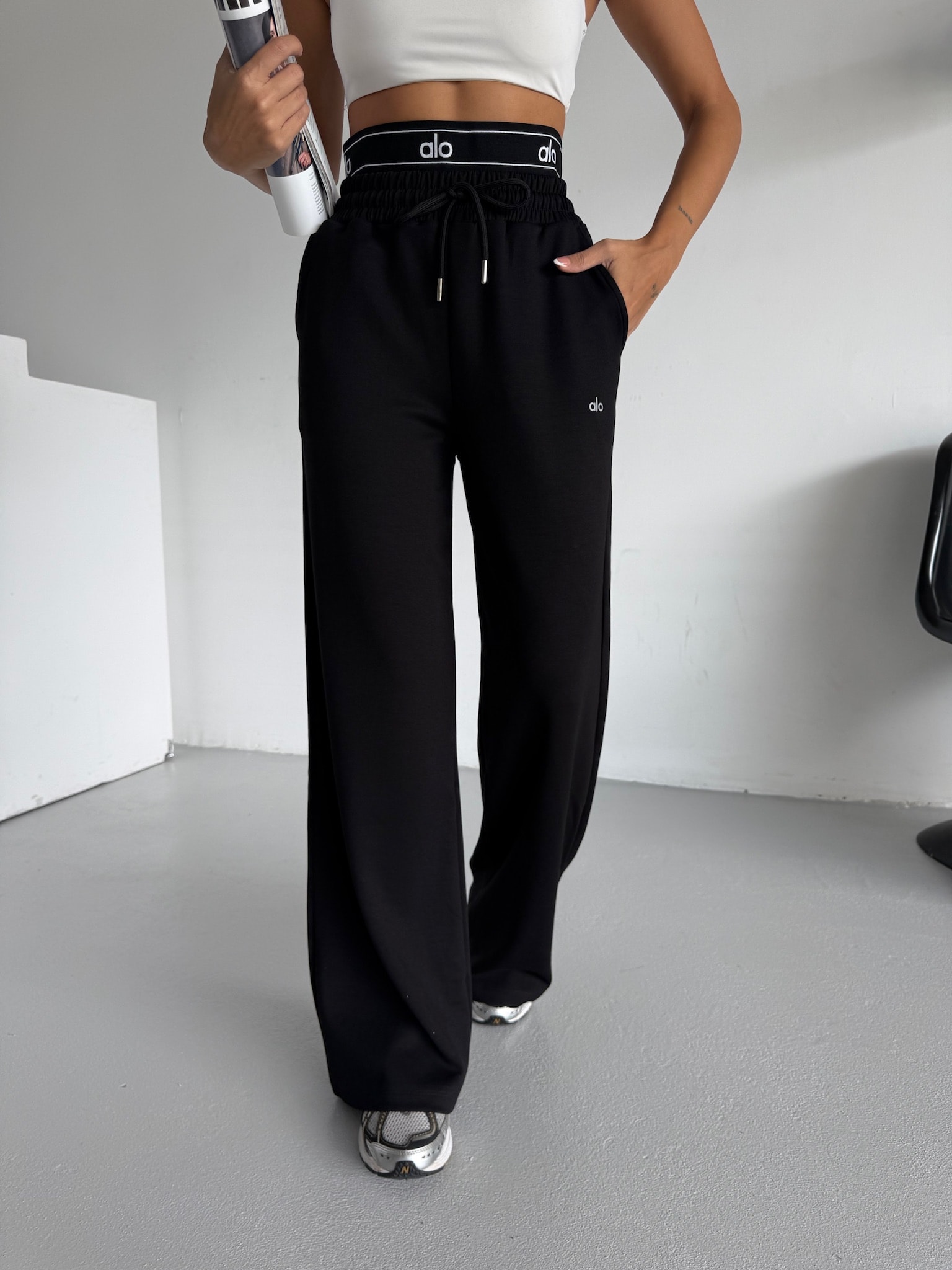 Bel Lastikli Palazzo Eşofman