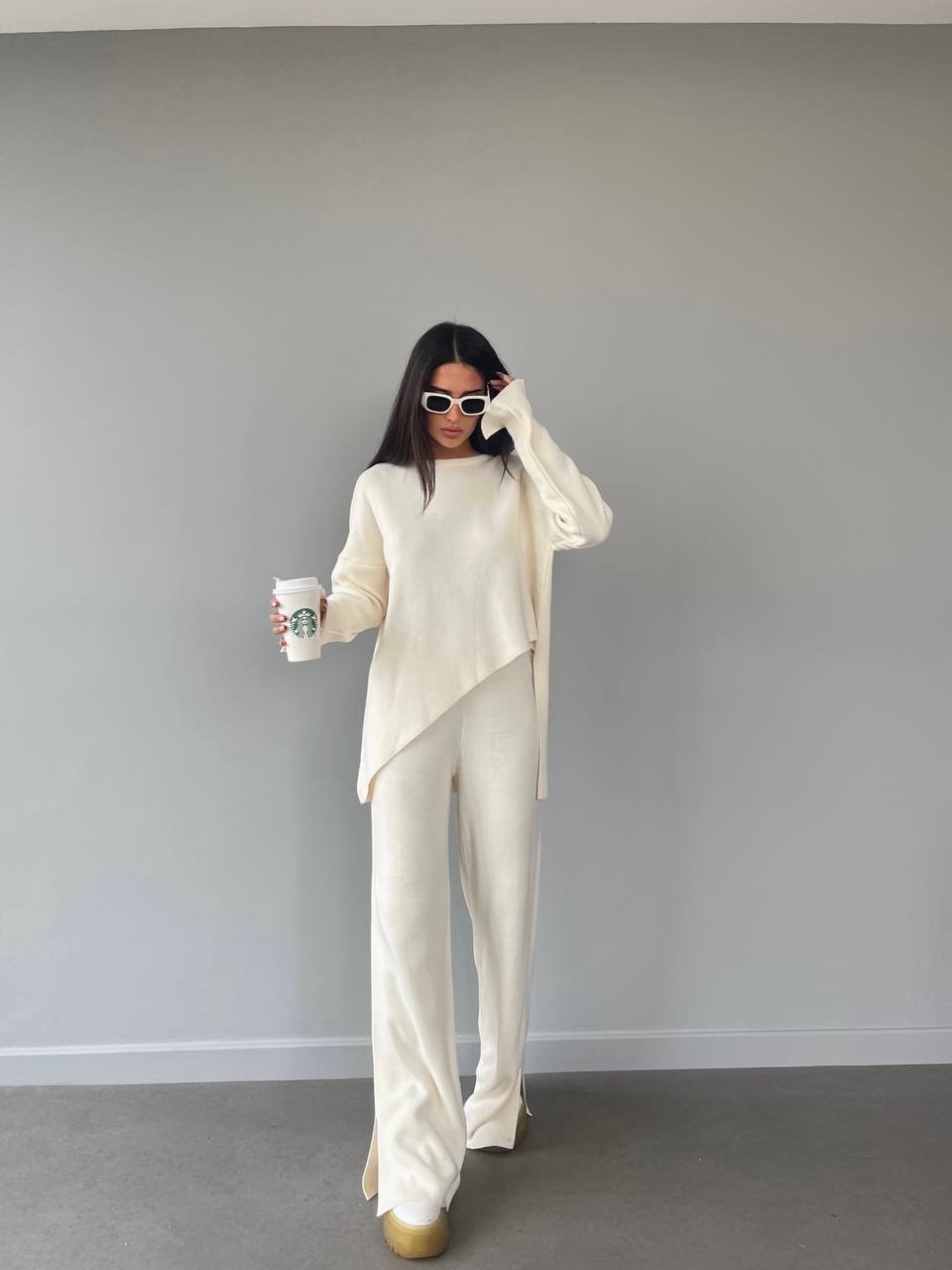 Asimetrik Triko Takım 