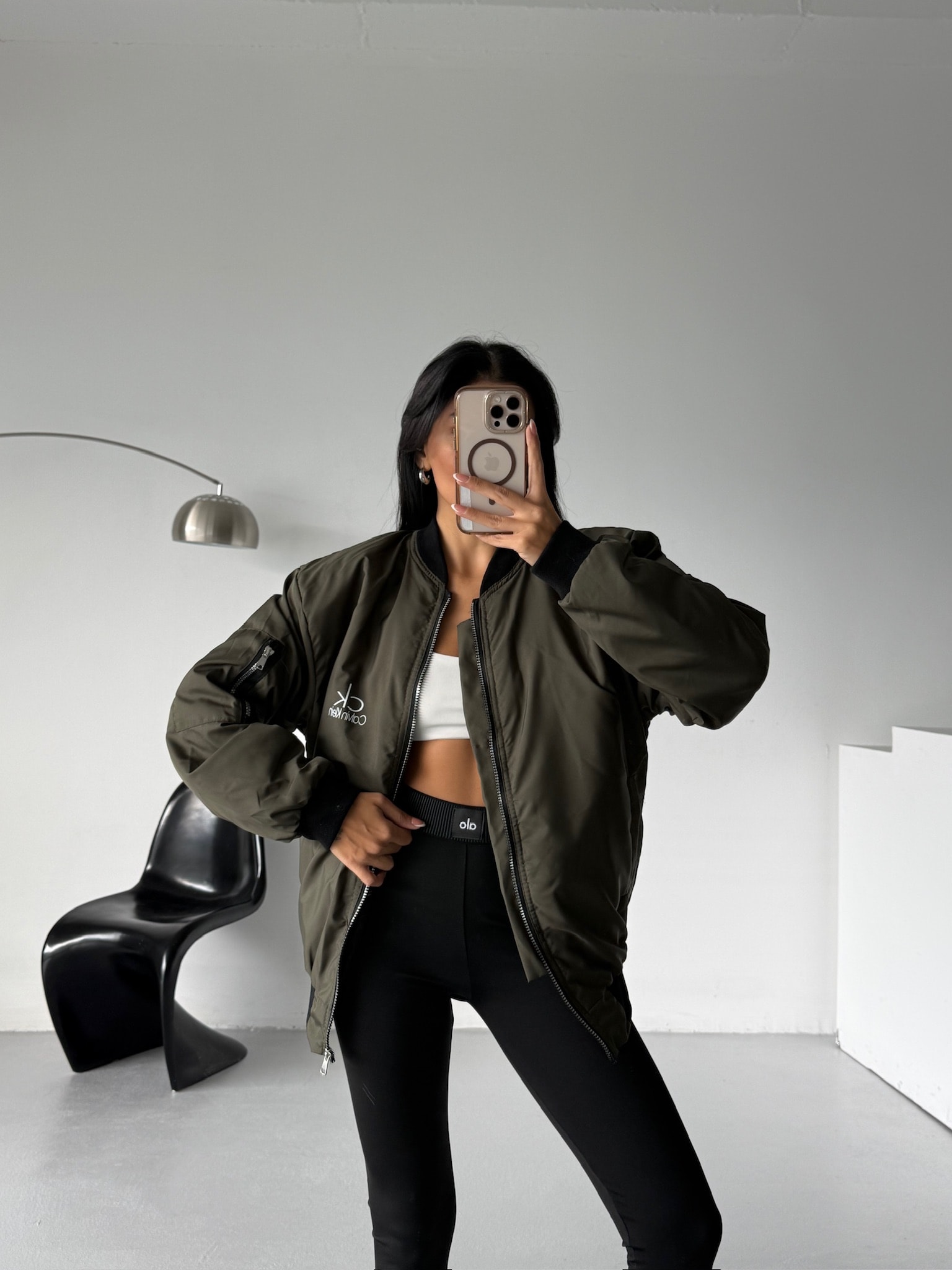 Ribanalı Bomber Ceket