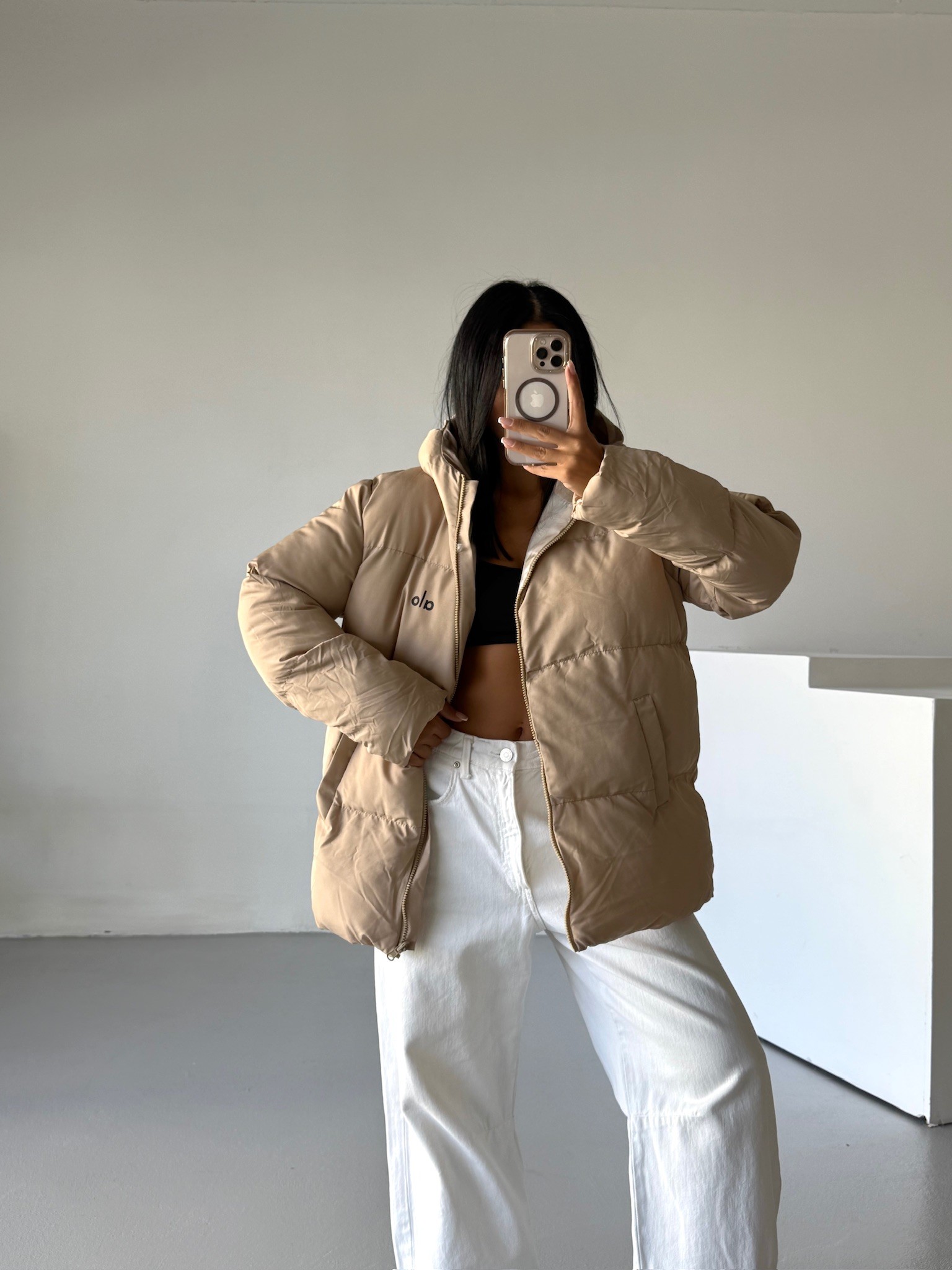 Alo Oversize Şişme Mont