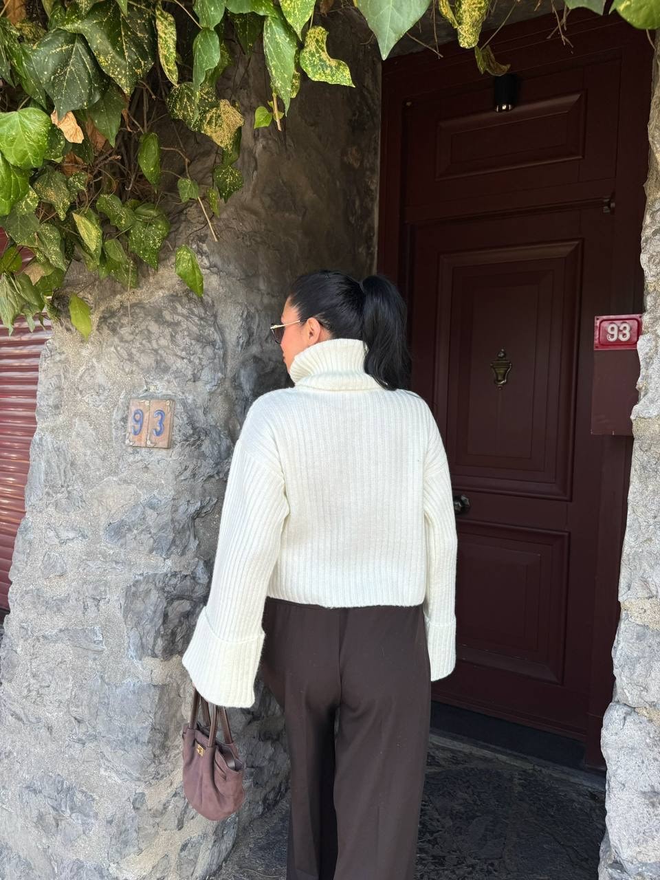 Boğazlı Triko Kazak