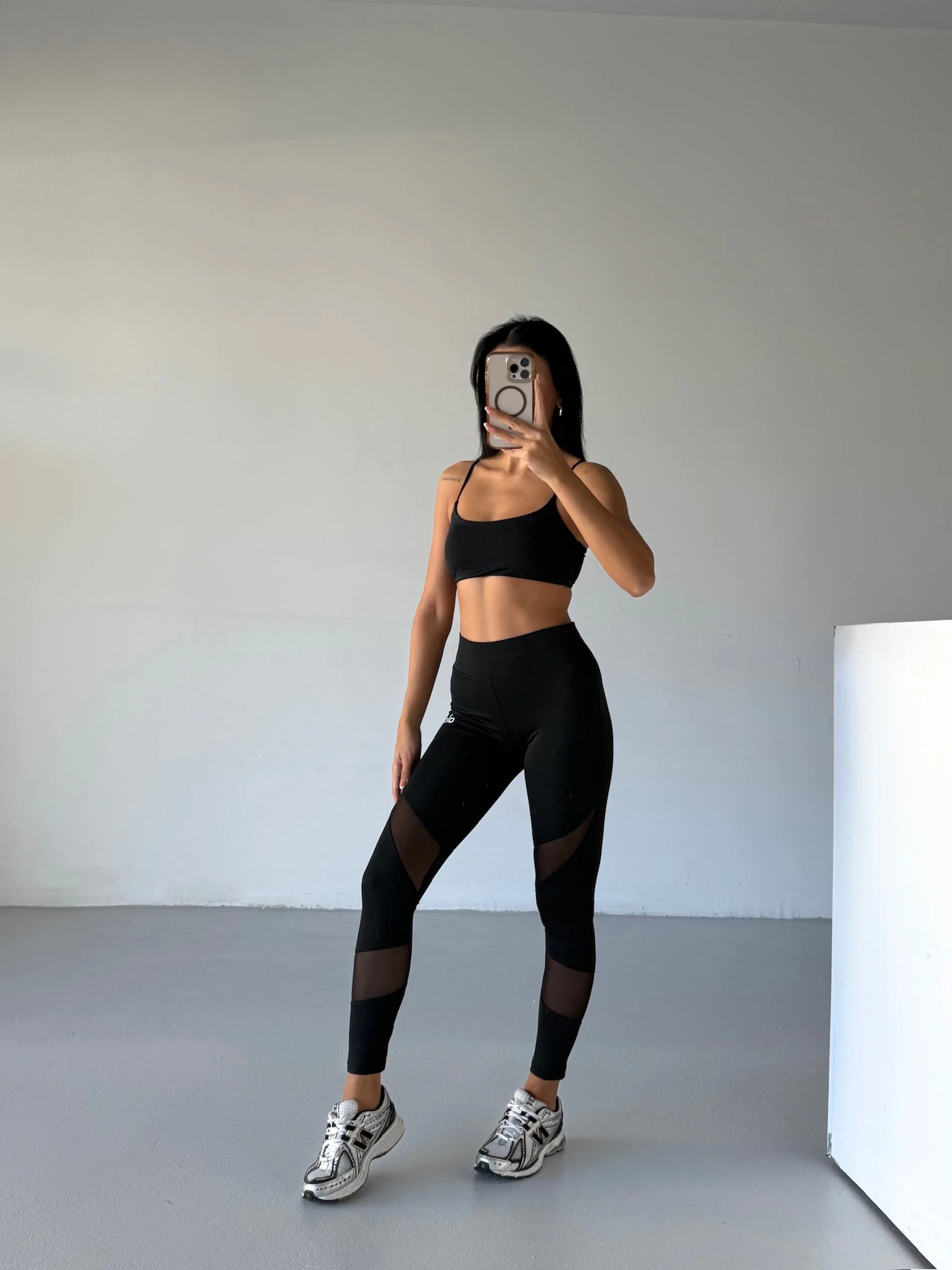 Alo Çapraz Tüllü Tayt