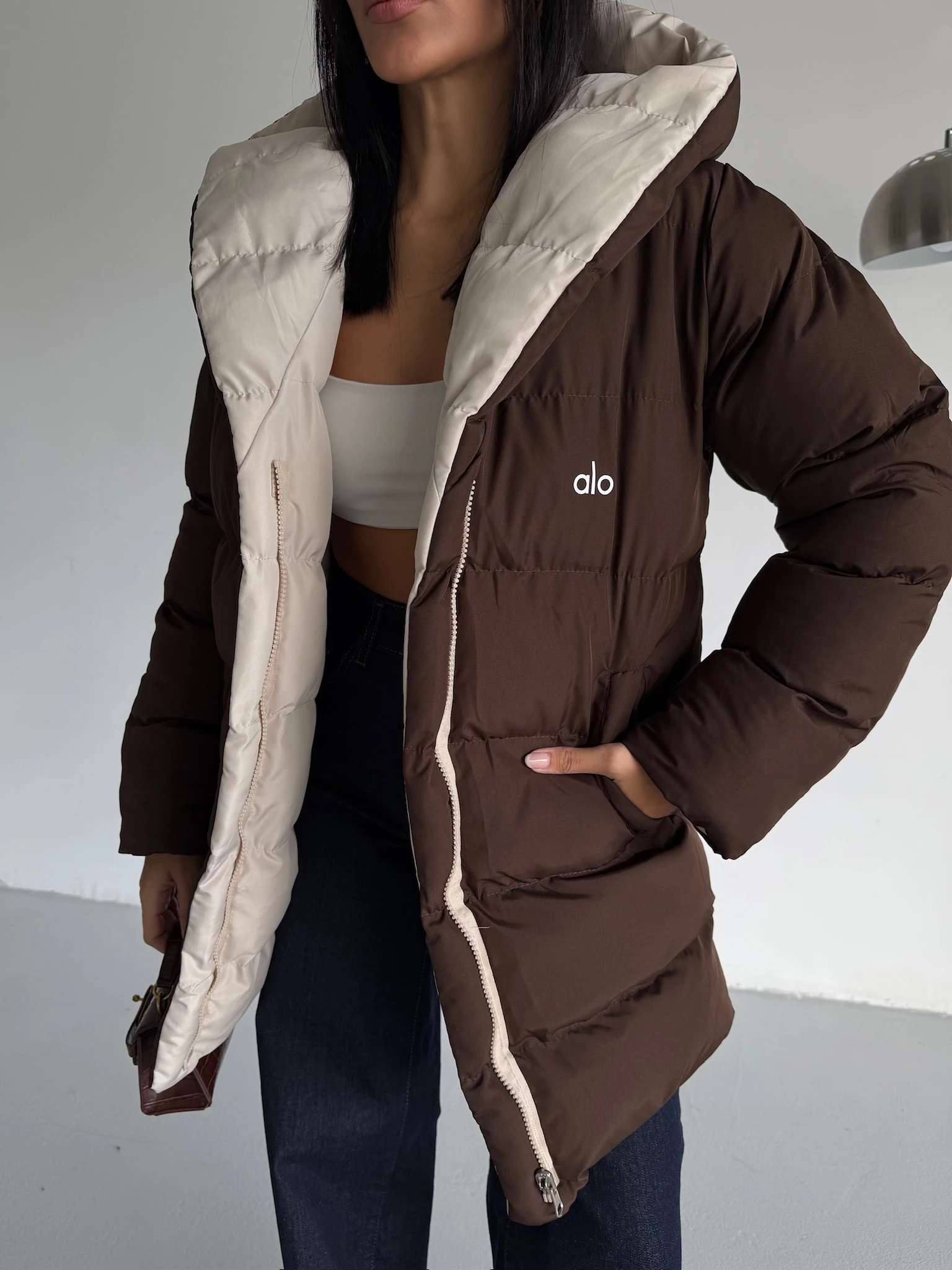 Çift Taraflı Şişme Mont