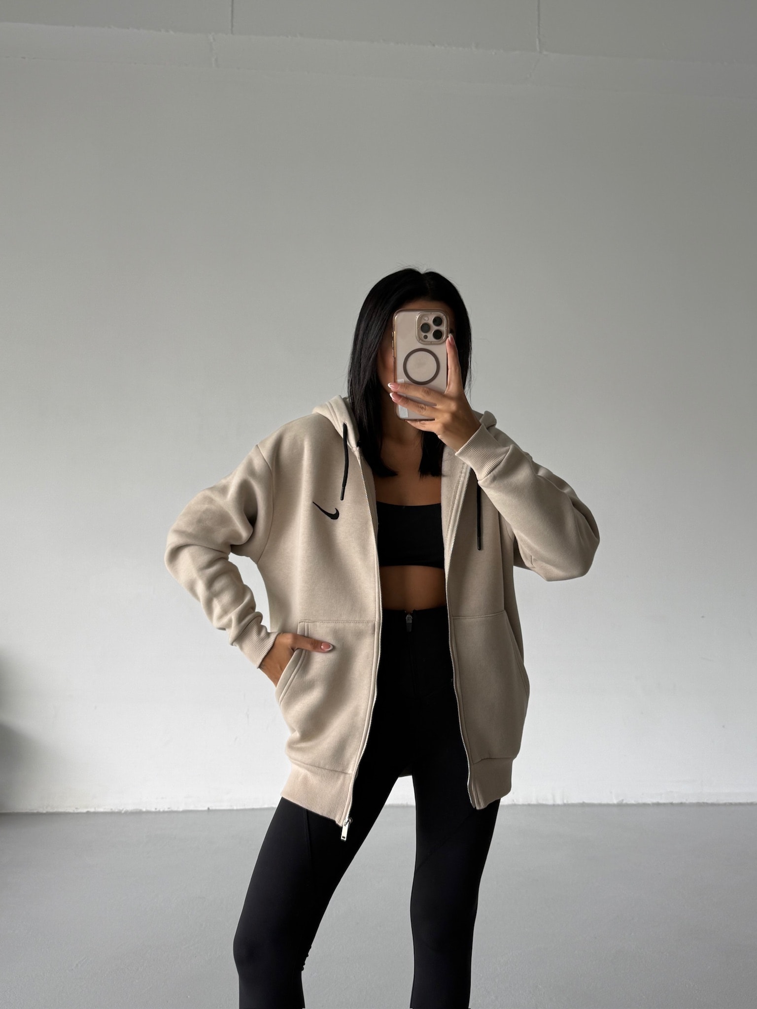 Logo Nakış İçi Polarlı Hırka