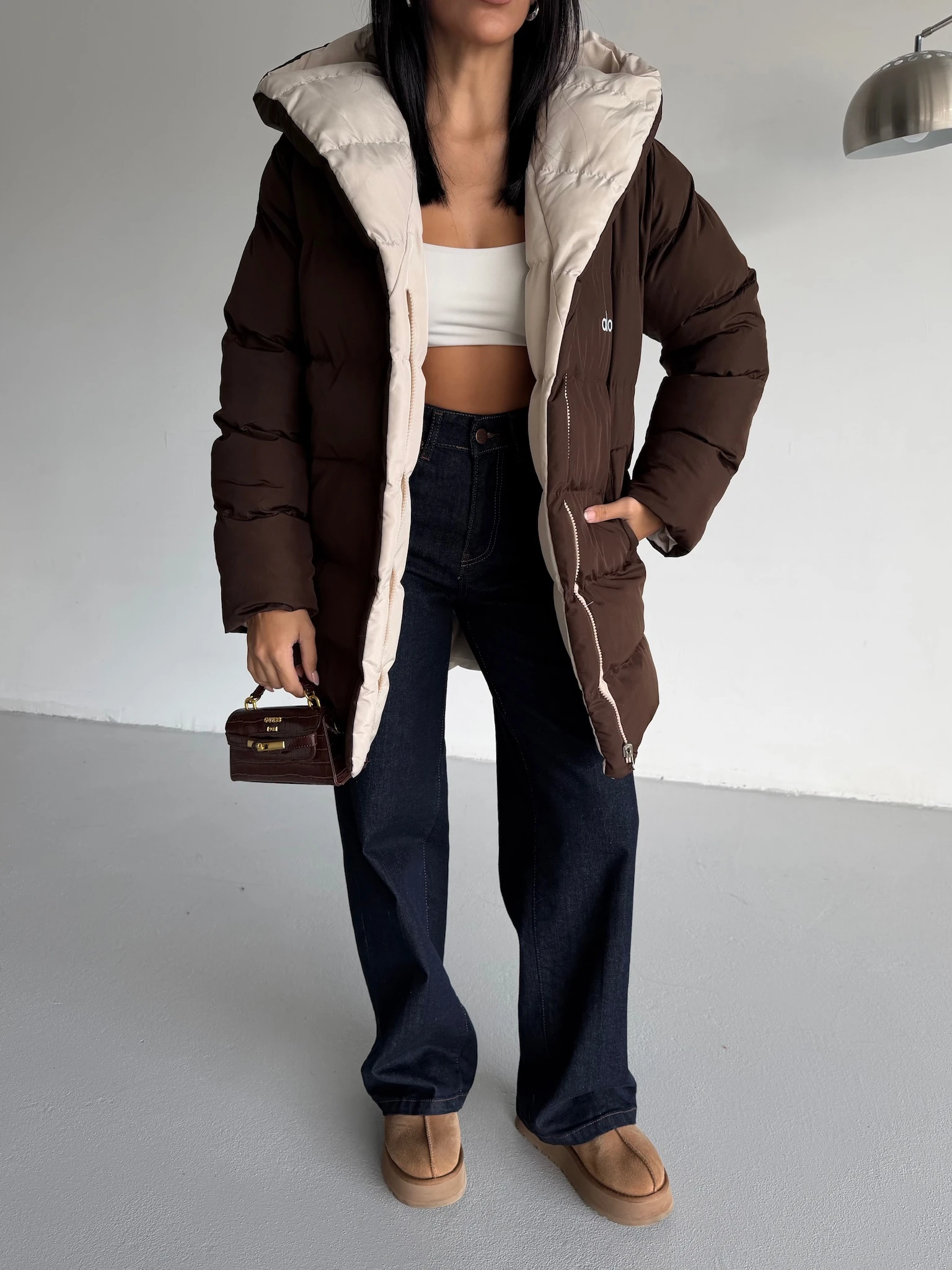 Çift Taraflı Şişme Mont