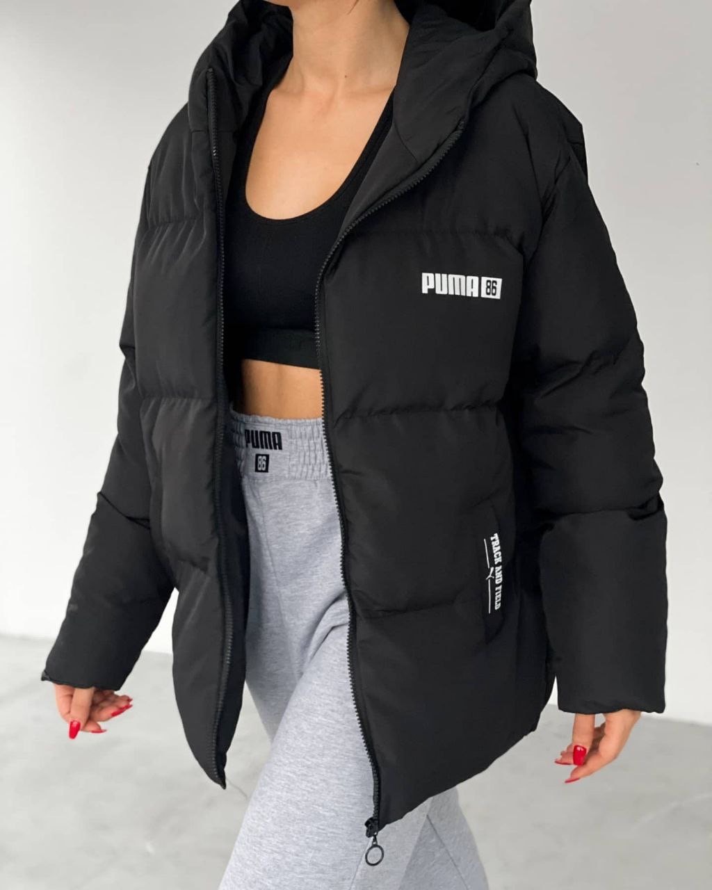 Track Oversize Puffer Mont