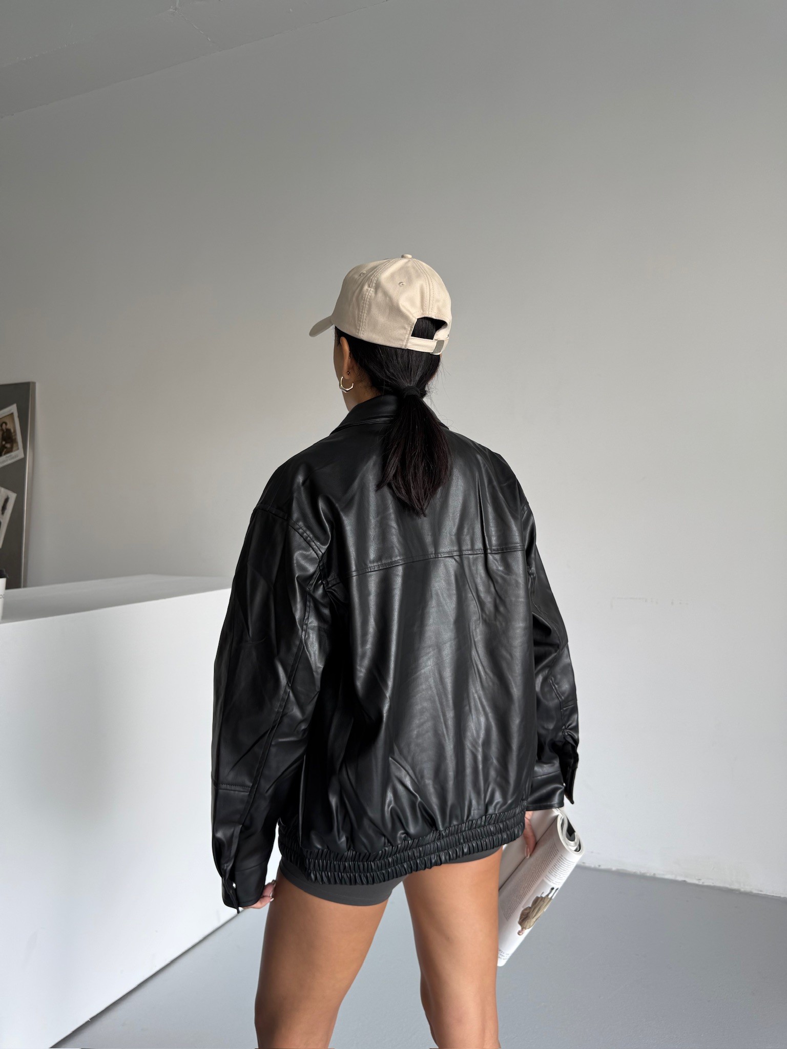 Premium Oversize Deri Ceket