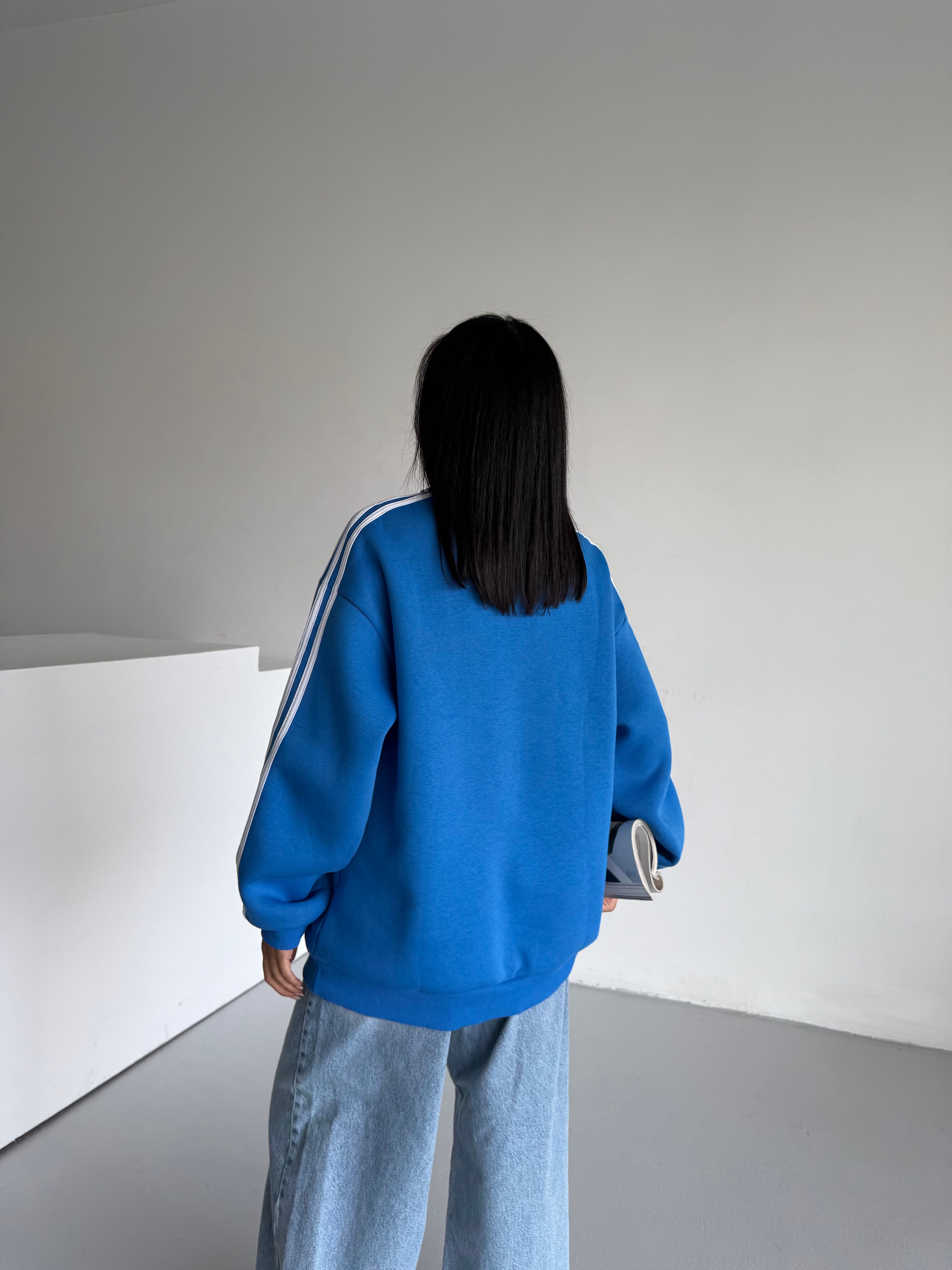 Saks Fermuarlı Sweatshirt