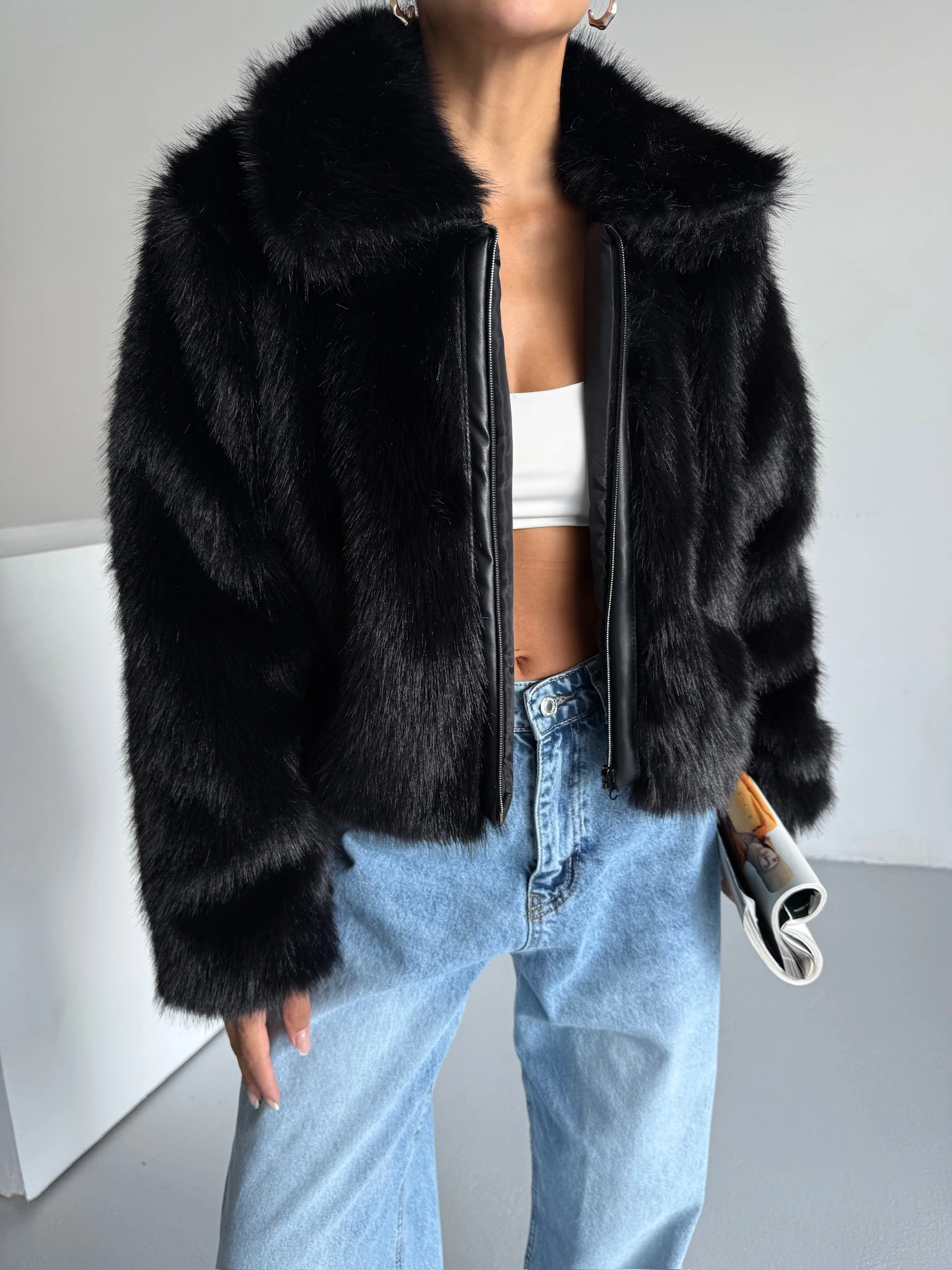 Deri Detay Premium Kürk