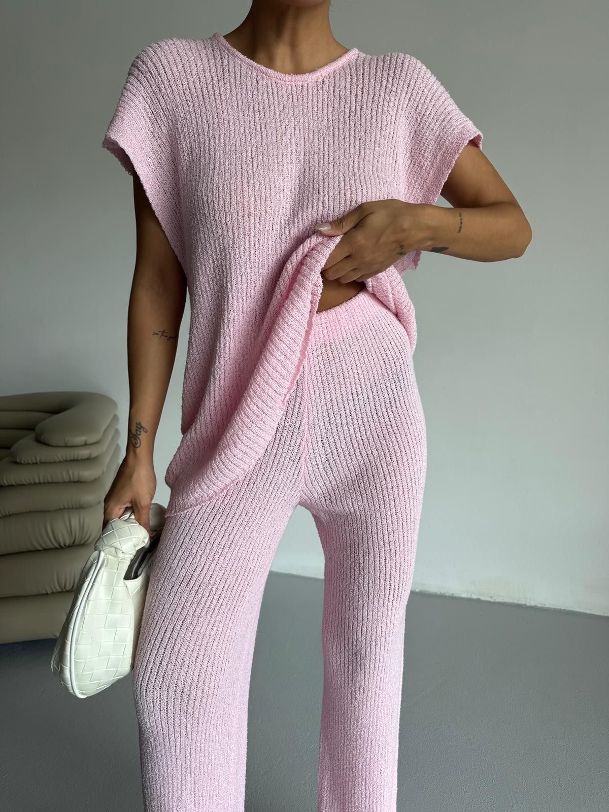 Pastel Triko Takım 