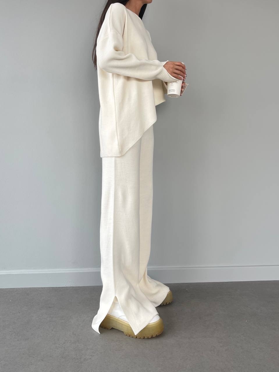 Asimetrik Triko Takım 