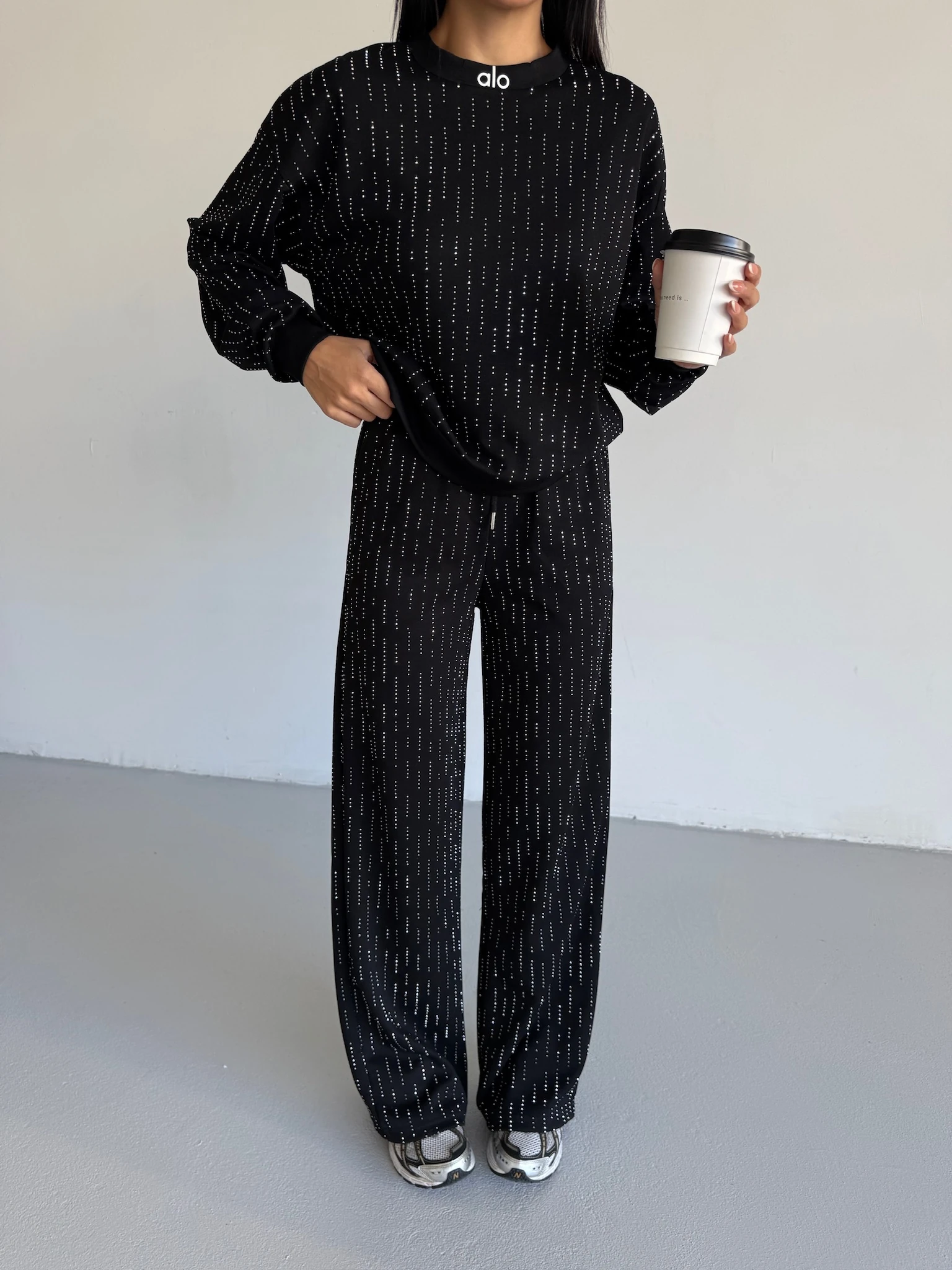 Taşlı Eşofman Takım 