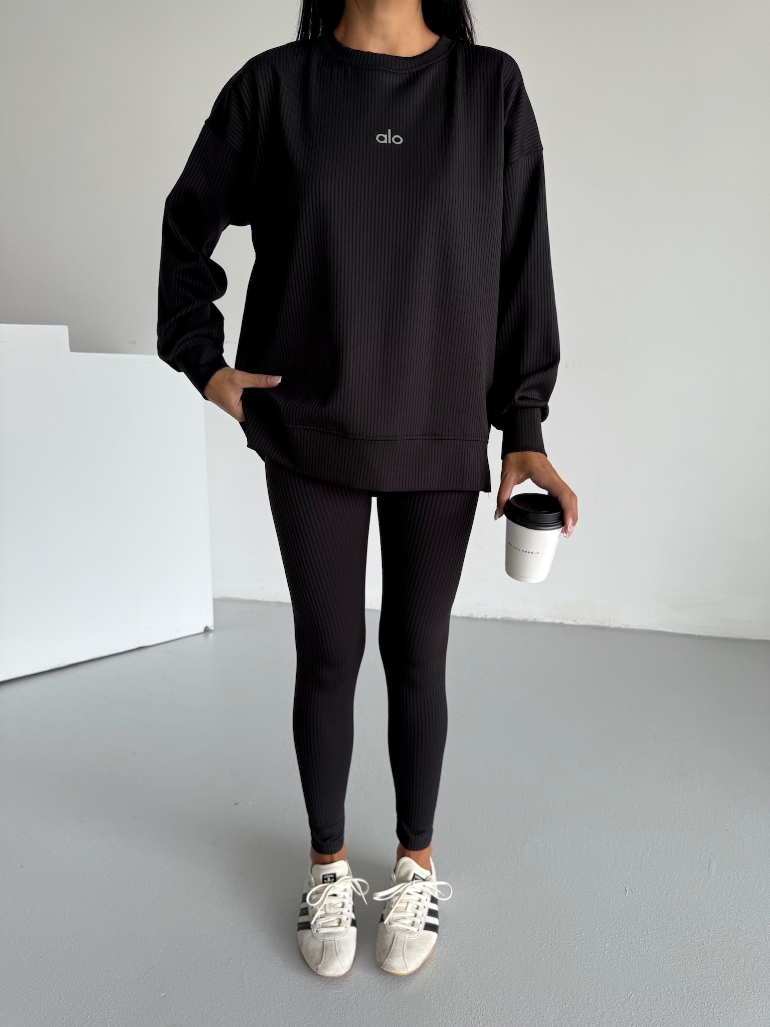 Alo Fitilli Sweat Tayt Takım 