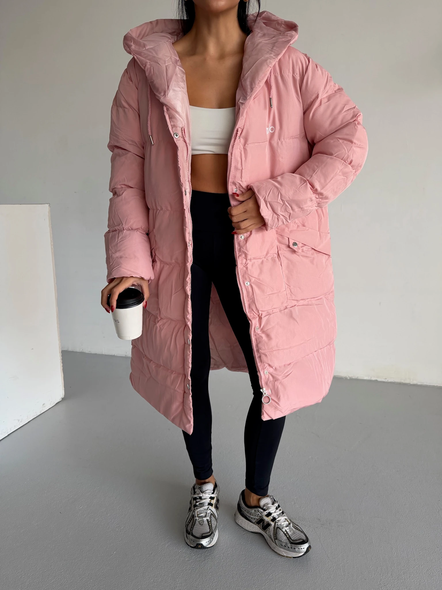 Woman Uzun Şişme Mont