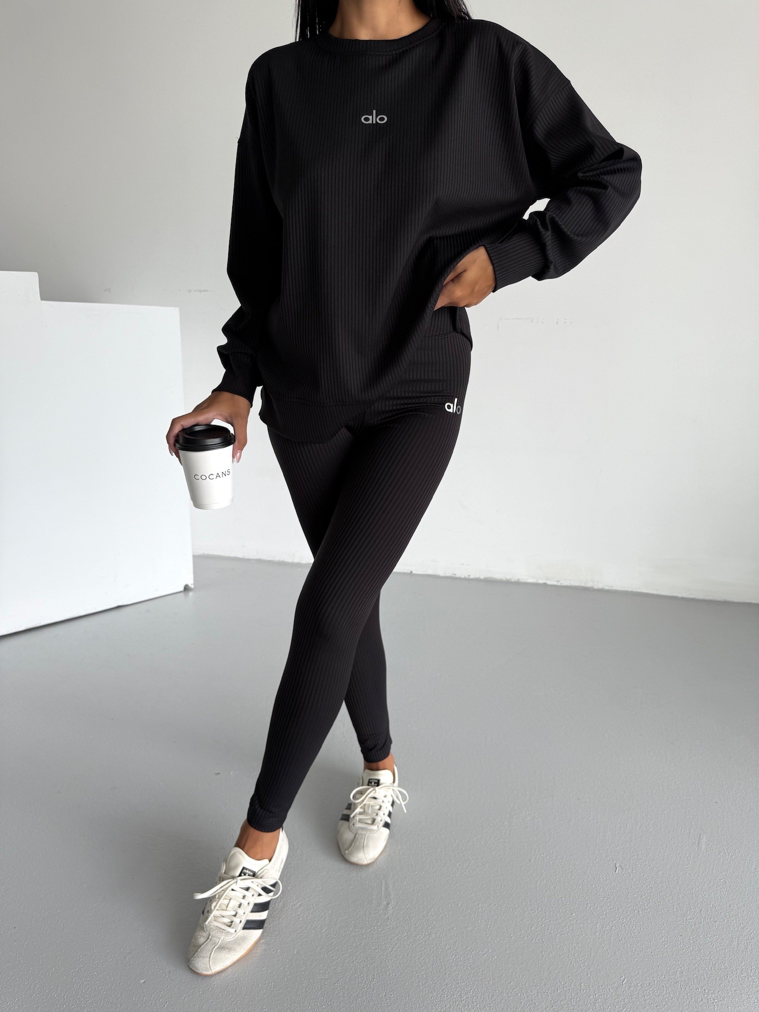 Alo Fitilli Sweat Tayt Takım 
