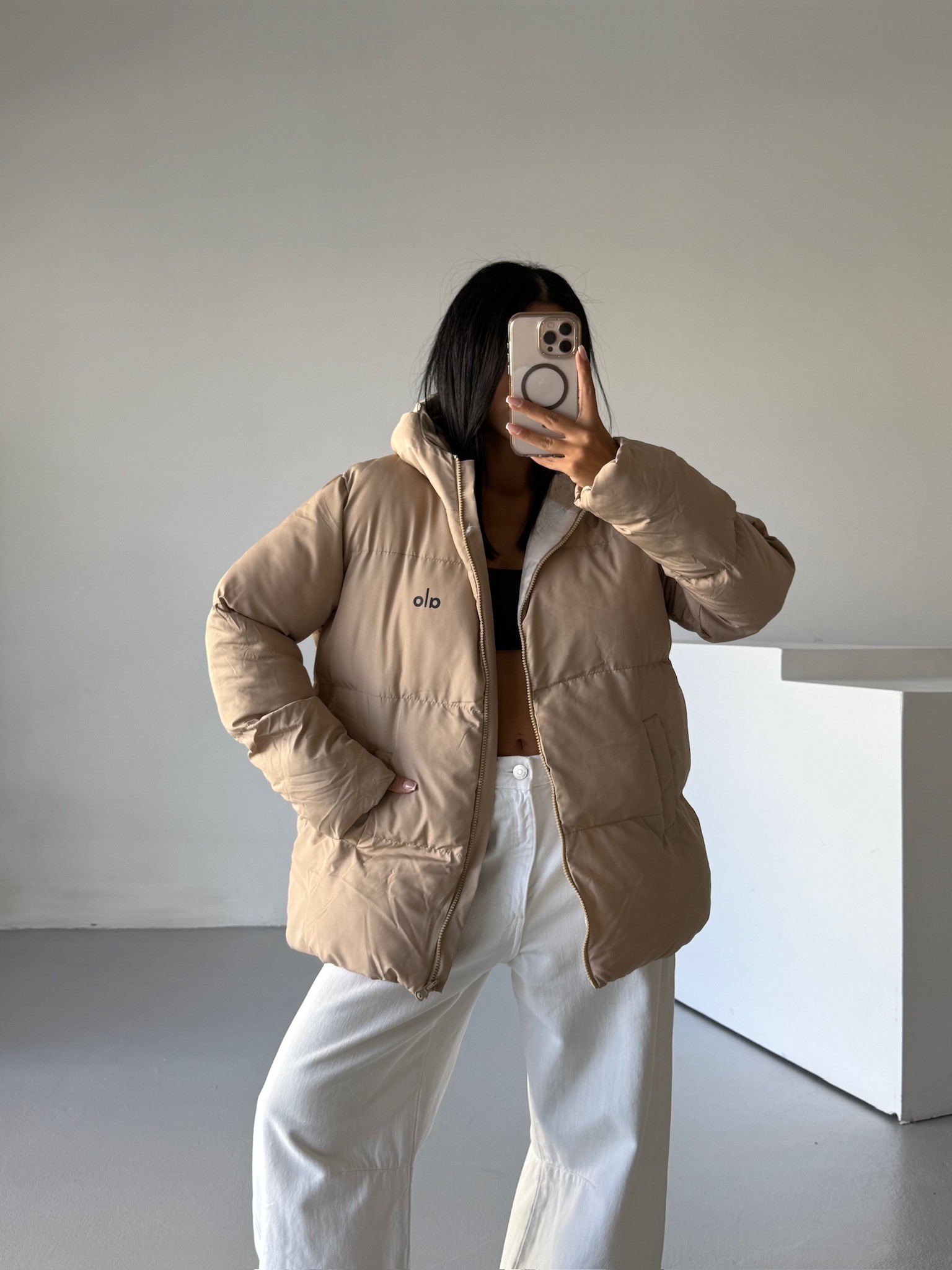 Alo Oversize Şişme Mont