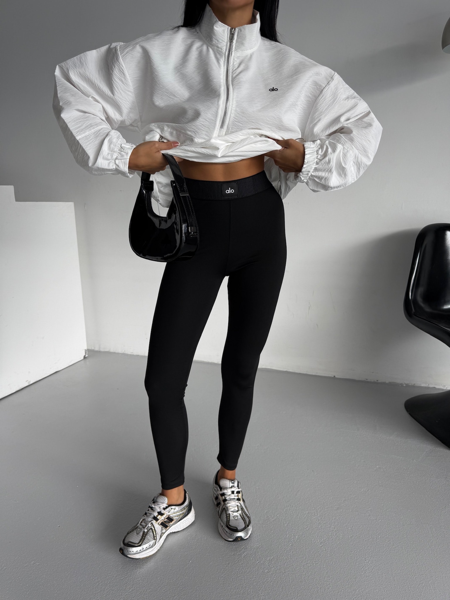 Alo Oversize Yağmurluk Tayt Takım 