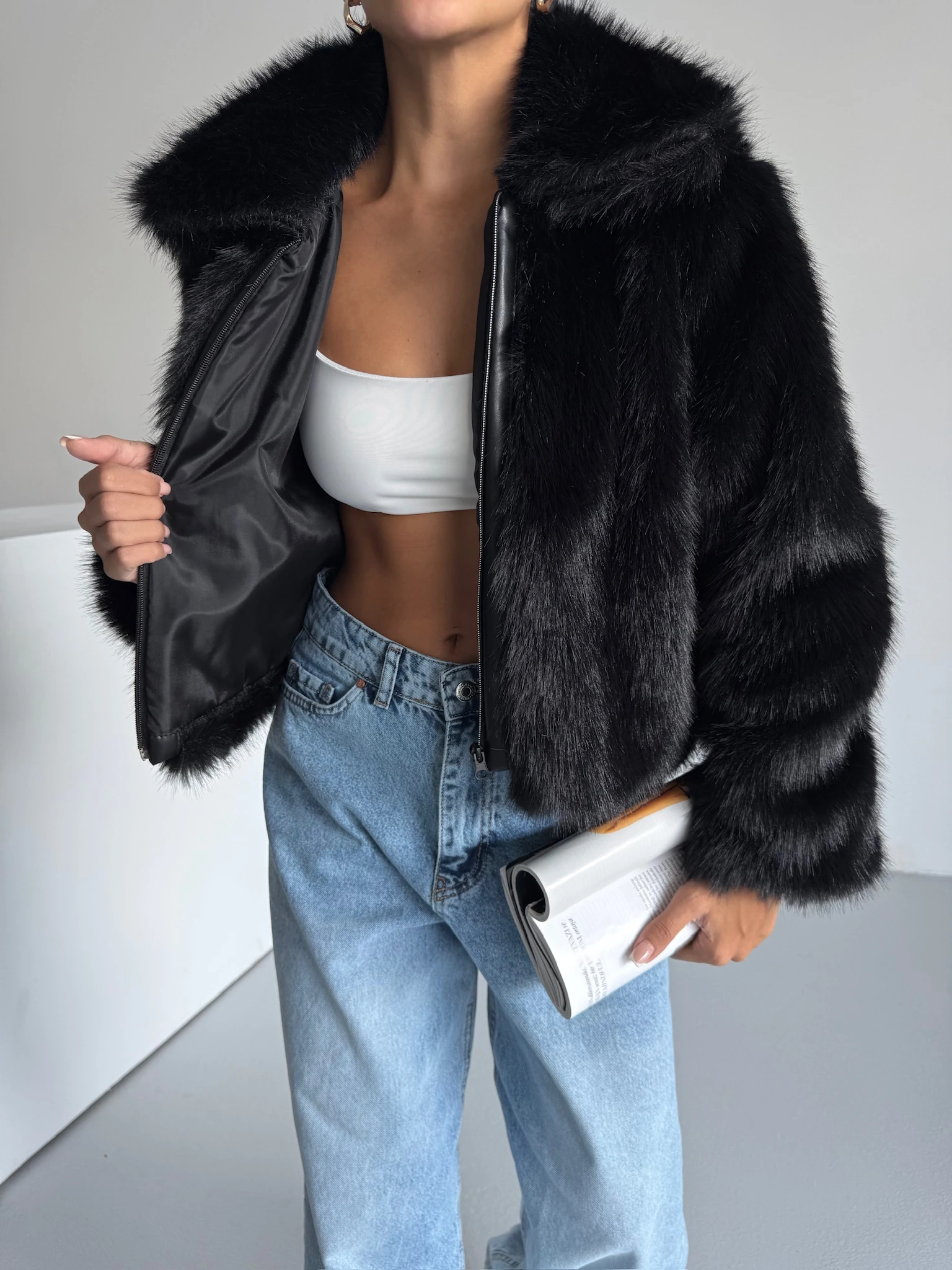 Deri Detay Premium Kürk