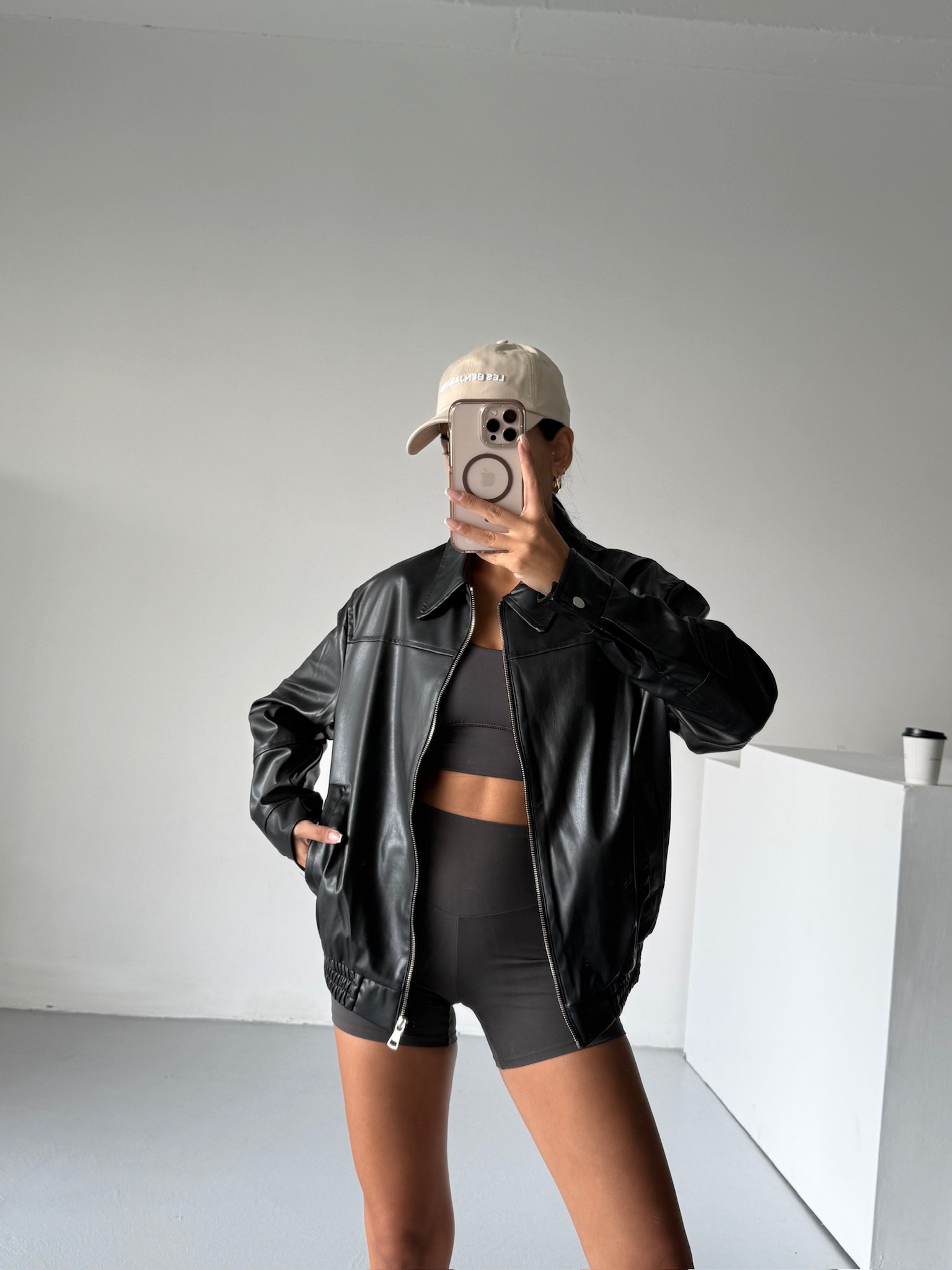 Premium Oversize Deri Ceket
