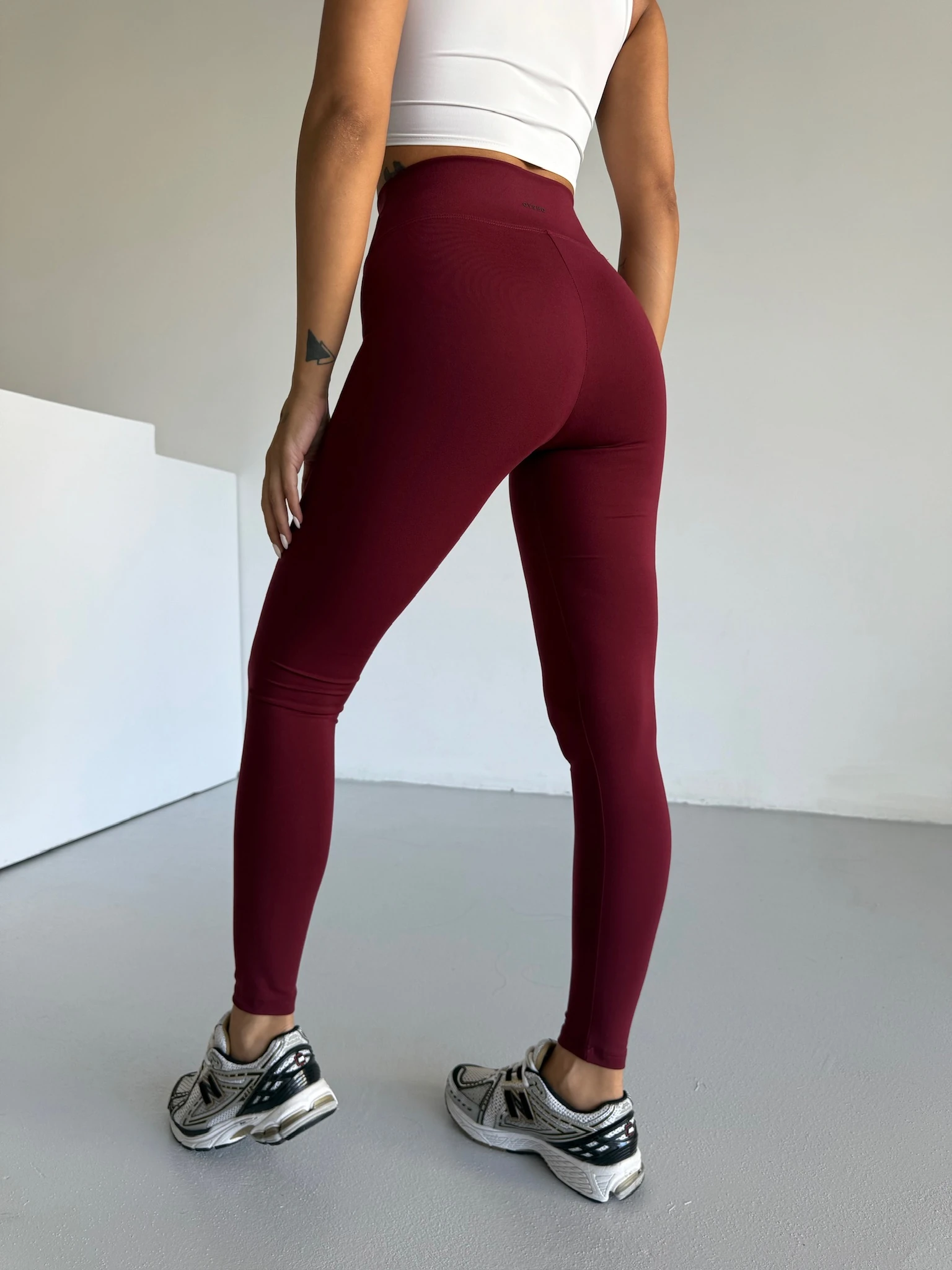 Bordo Toparlayıcı Tayt