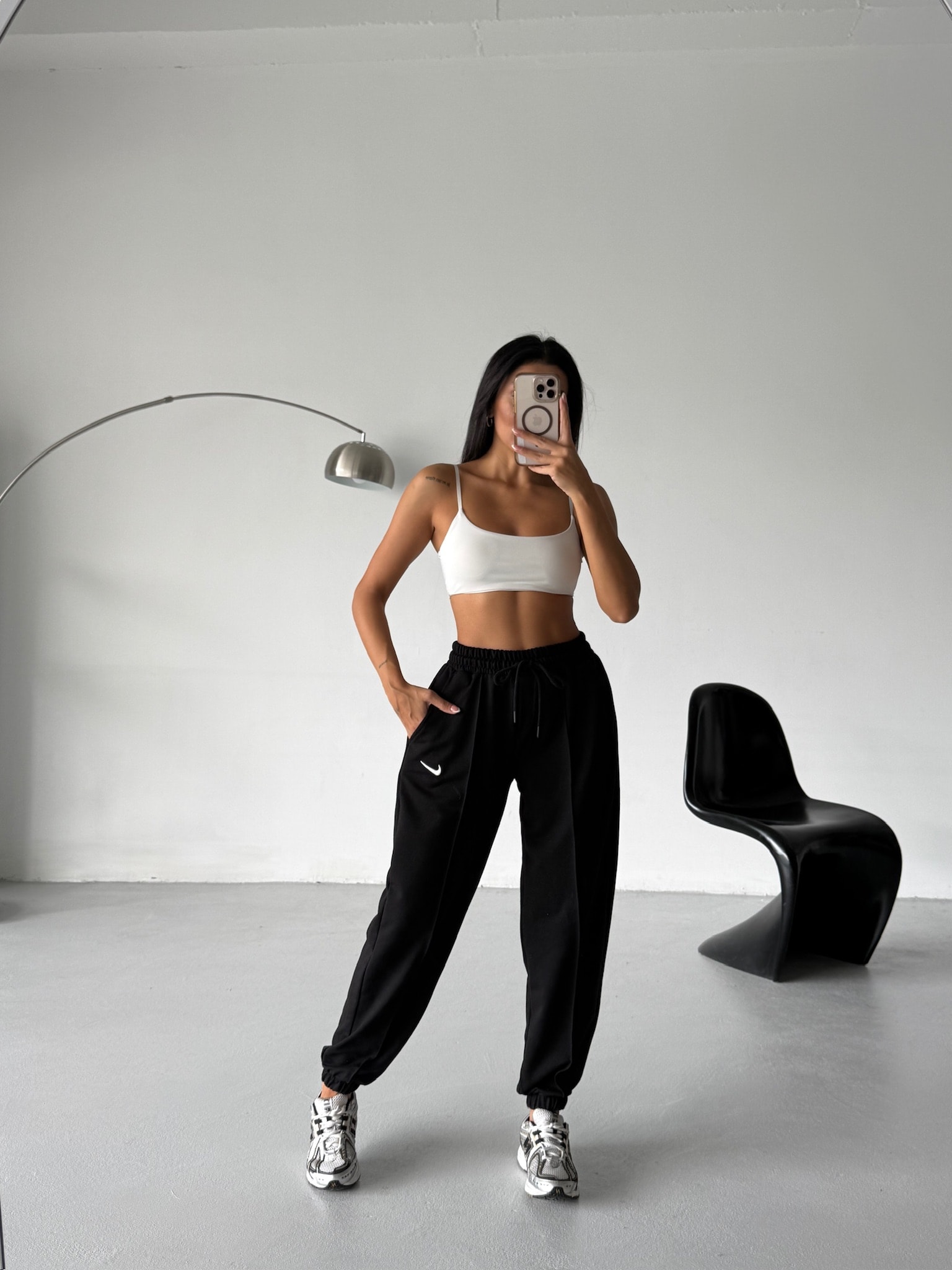 Logo Nakışlı Jogger Eşofman