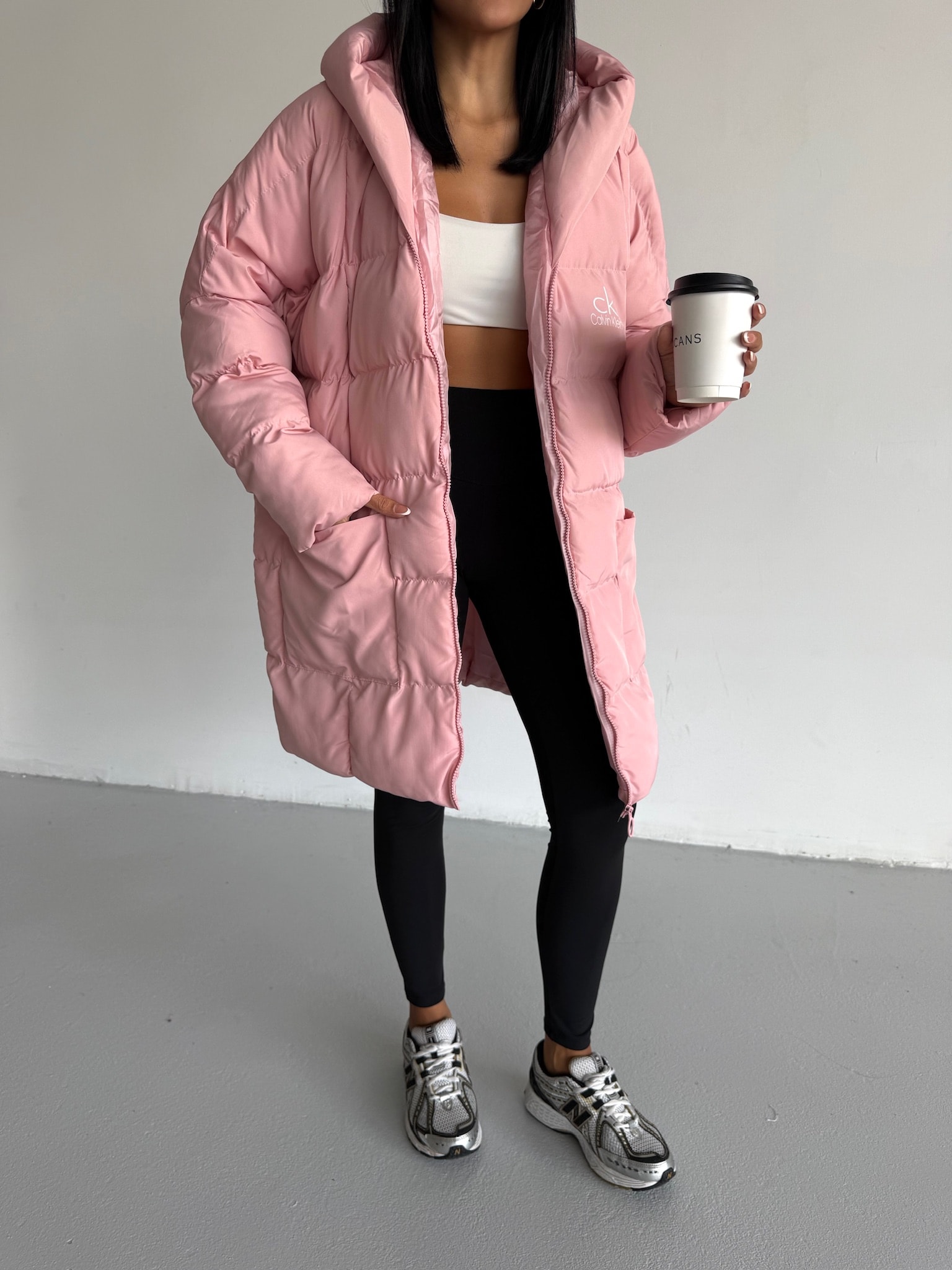 Premium Oversize Yarasa Şişme Mont
