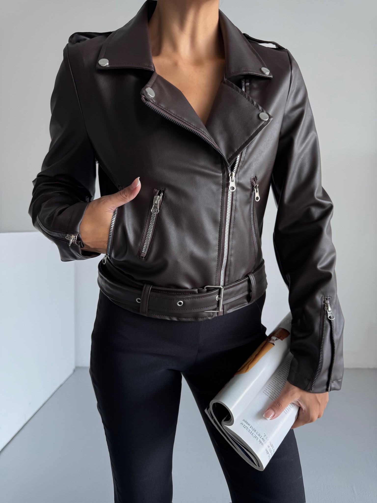 Biker Deri Ceket