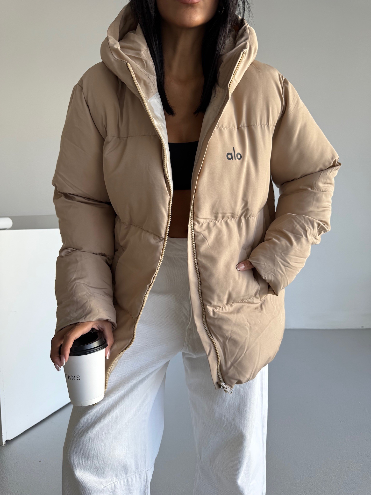 Alo Oversize Şişme Mont
