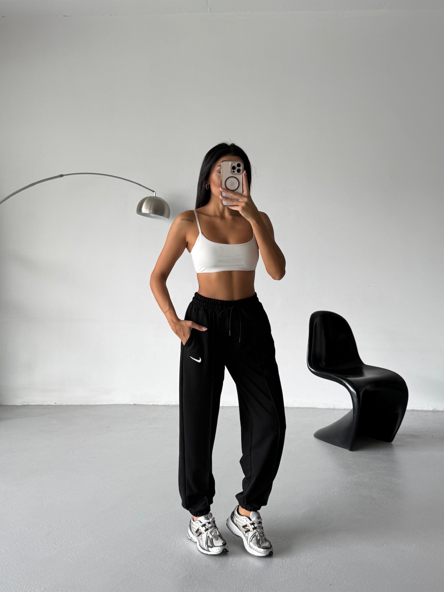 Logo Nakışlı Jogger Eşofman