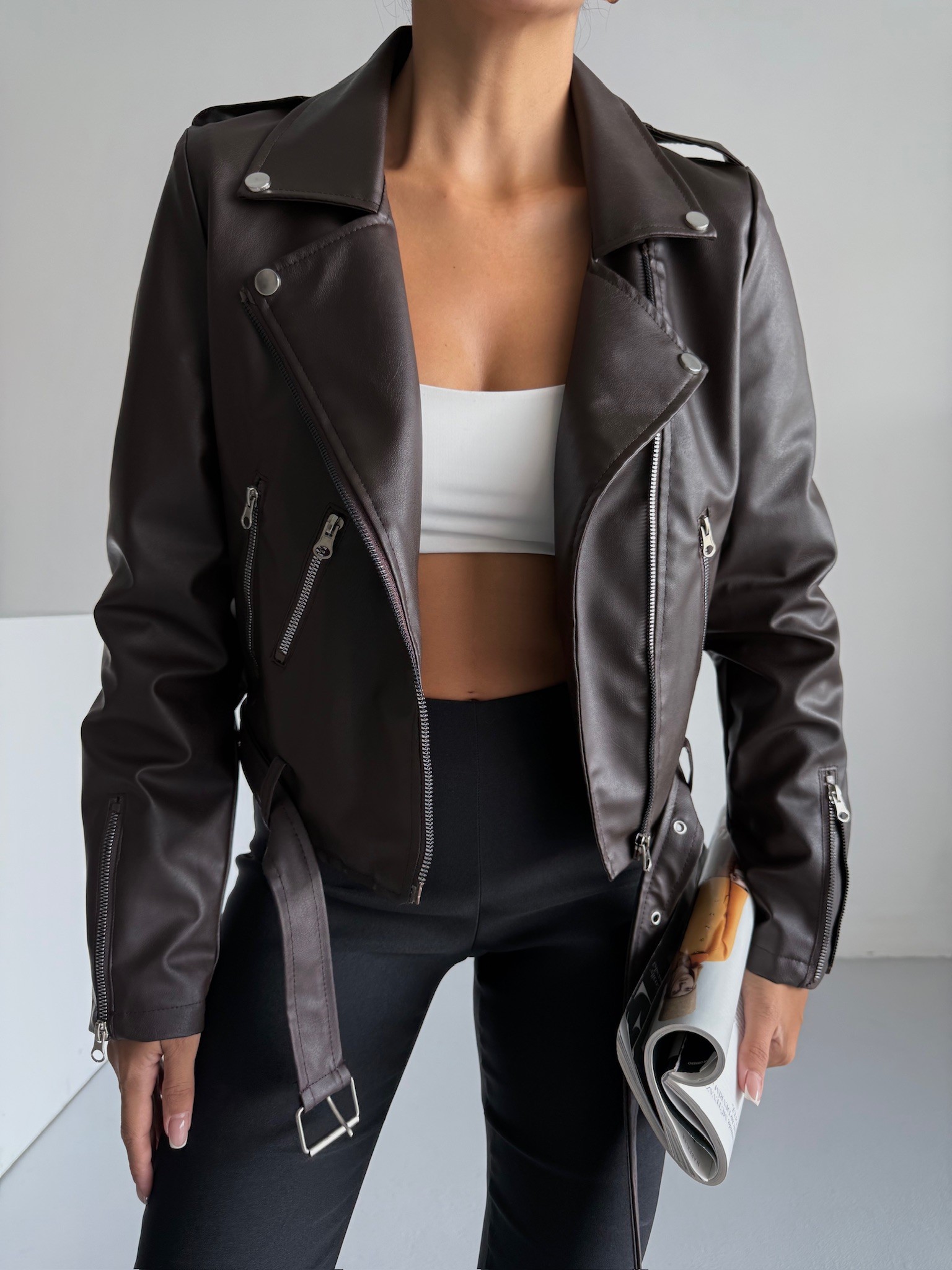 Biker Deri Ceket