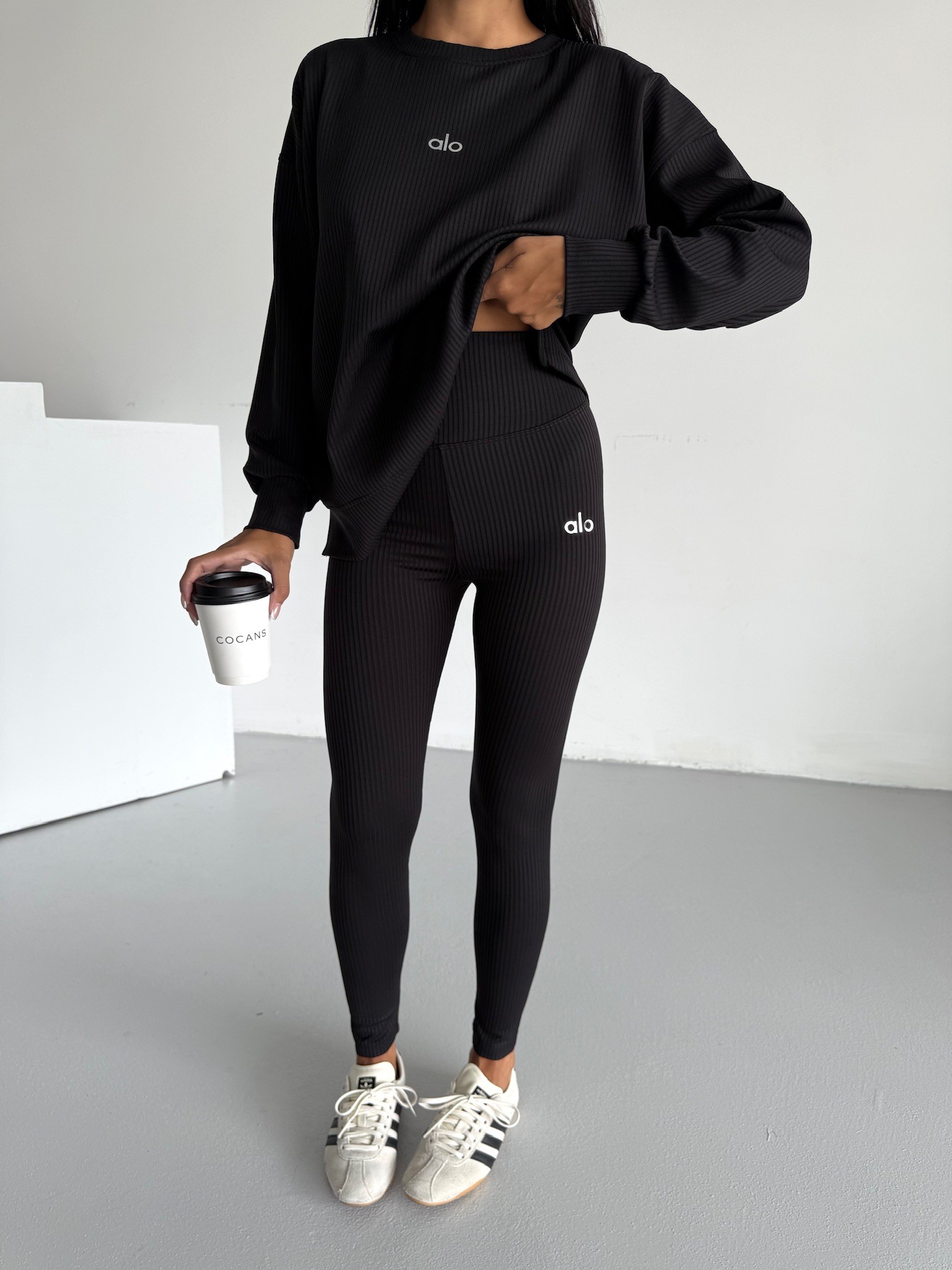 Alo Fitilli Sweat Tayt Takım 