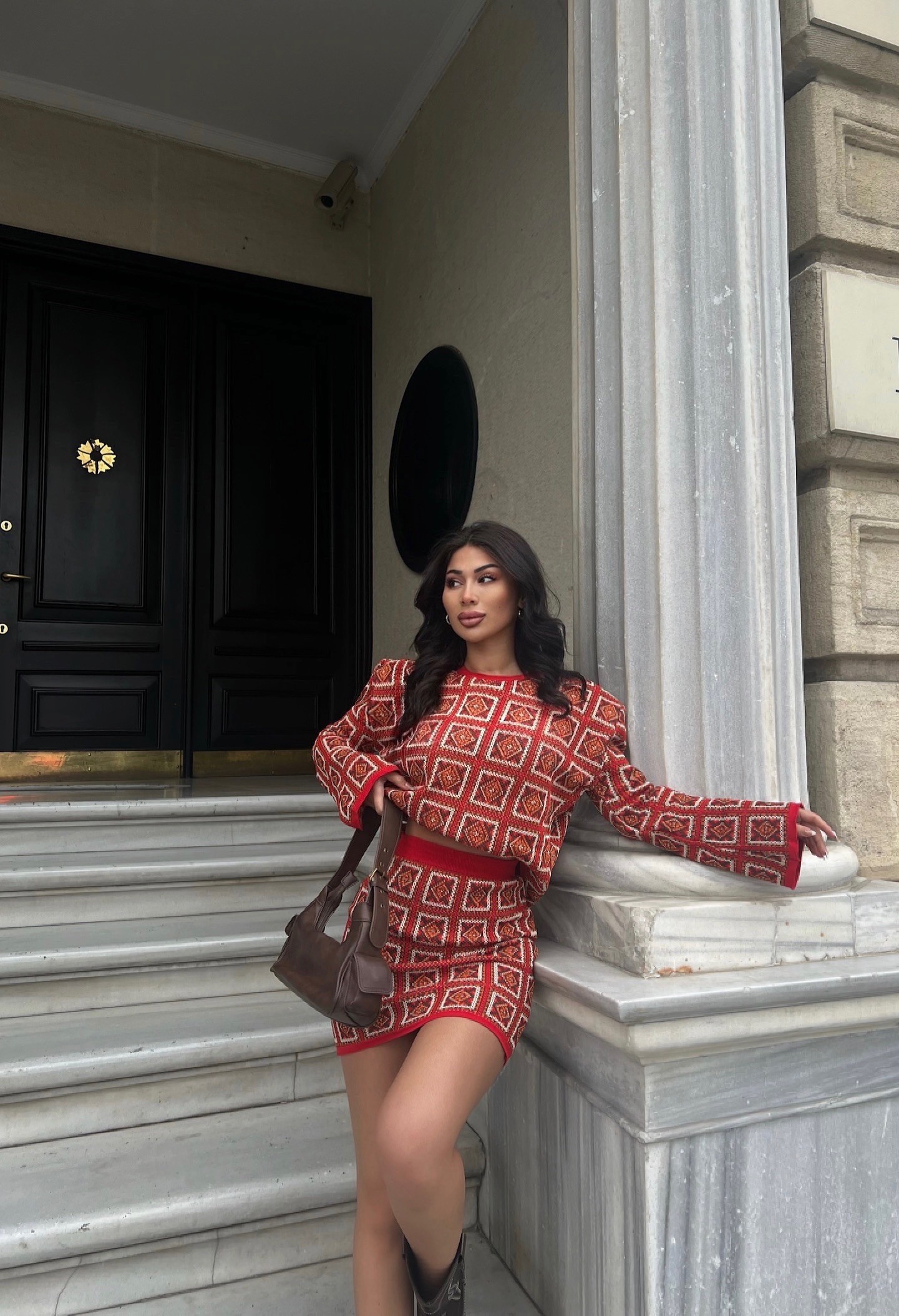 Kilim Desen Etekli Takım 