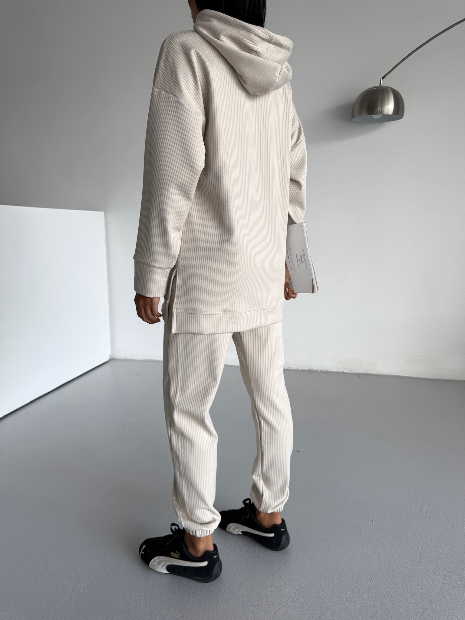 Oversize Fitilli Eşofman Takım 