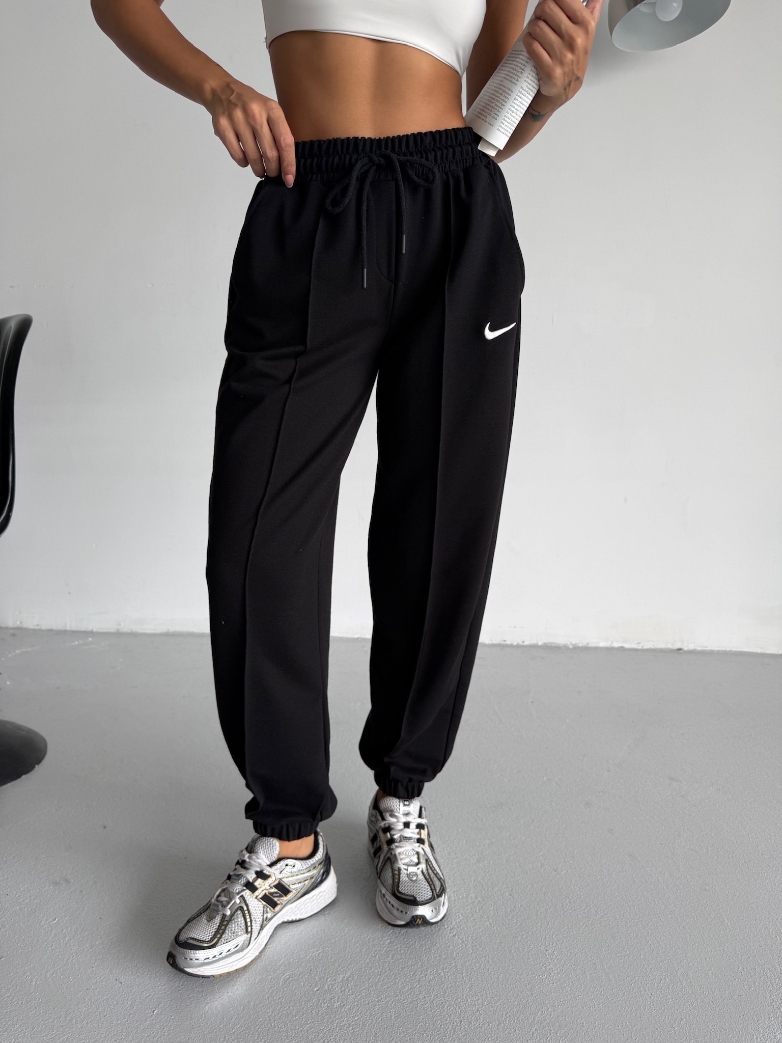 Logo Nakışlı Jogger Eşofman