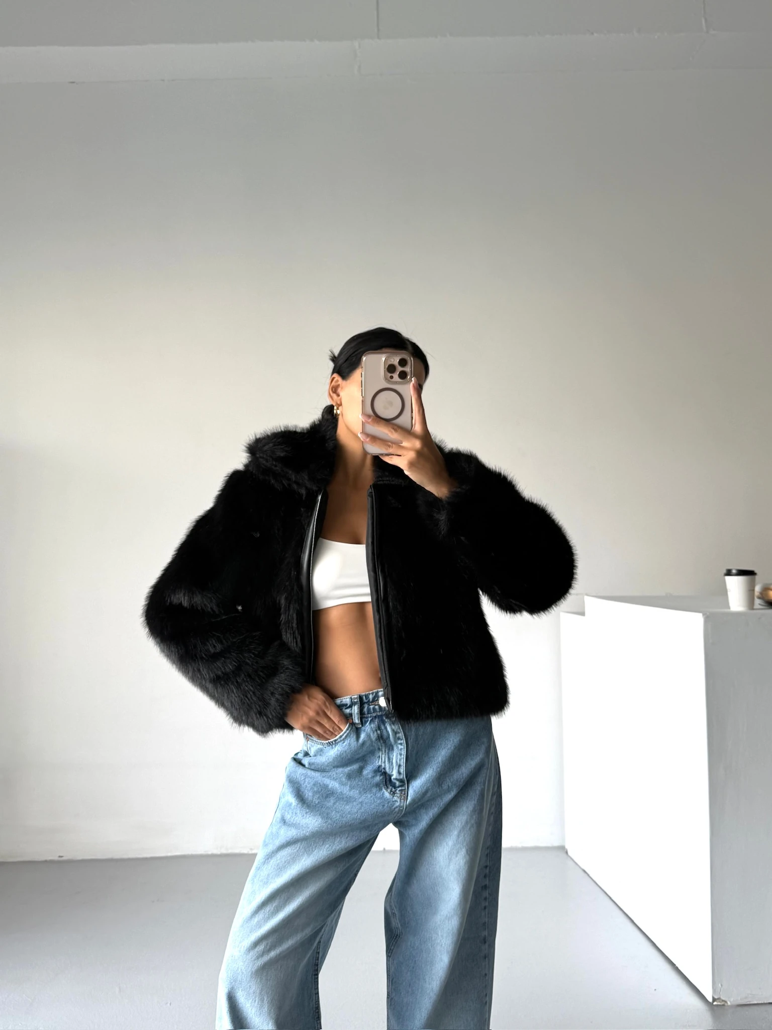 Deri Detay Premium Kürk