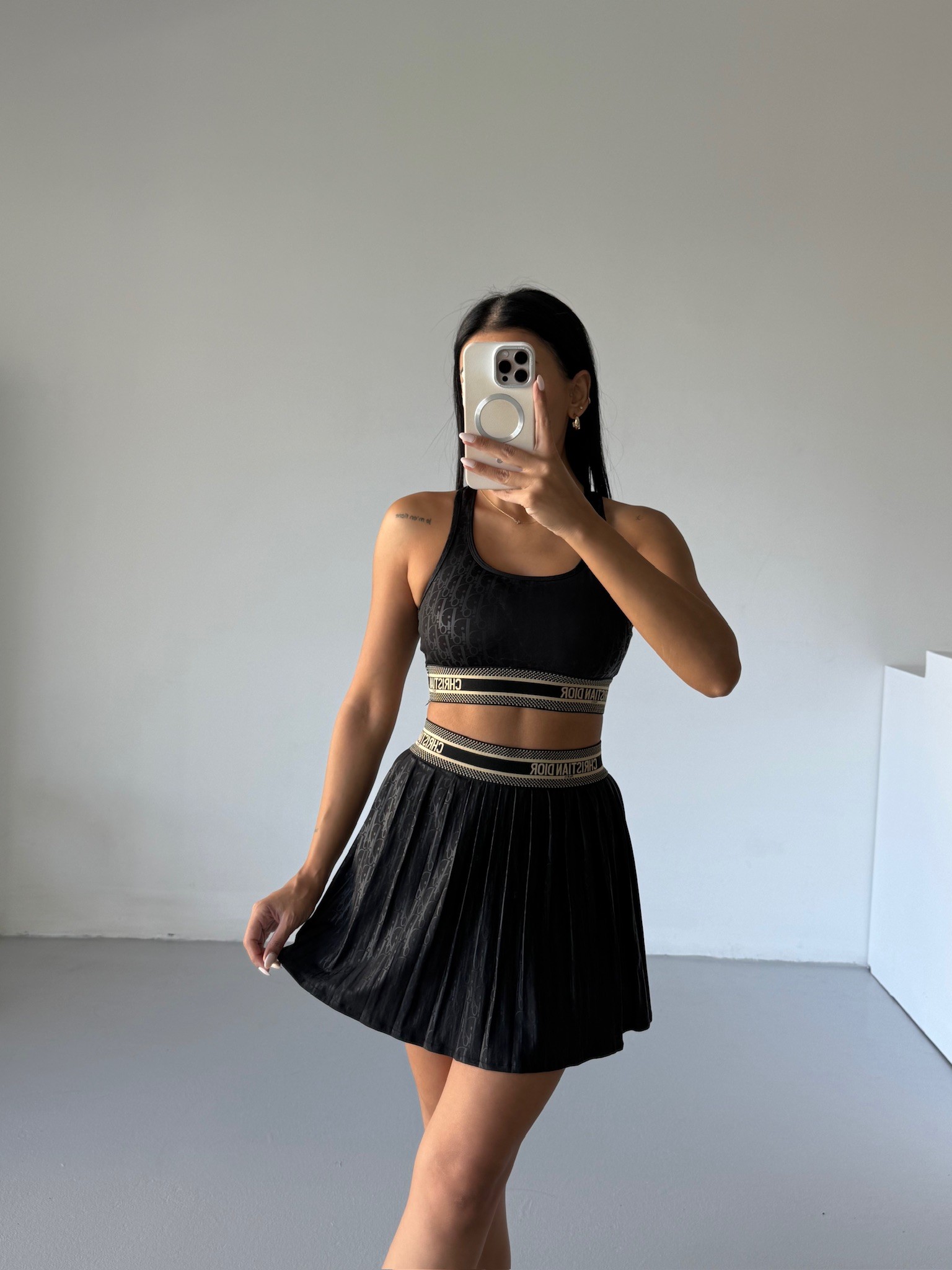 Dior Şort Etek Takım 