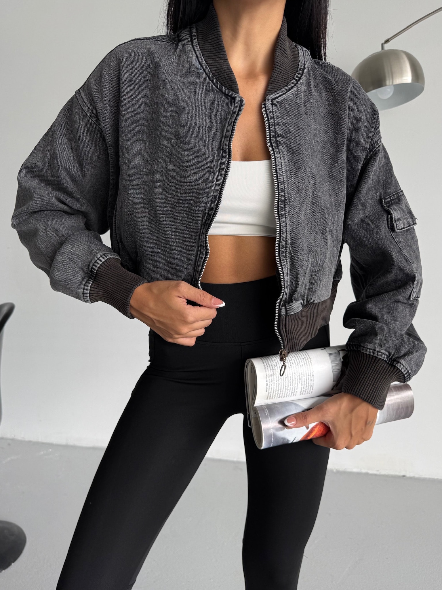 Vintage Yıkamalı Ceket