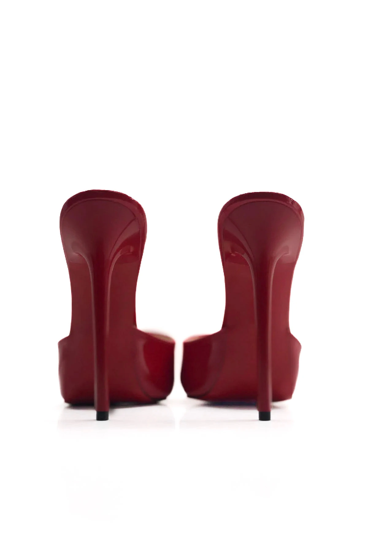 Kadın  Deri Astarlı Topuklu Terlik