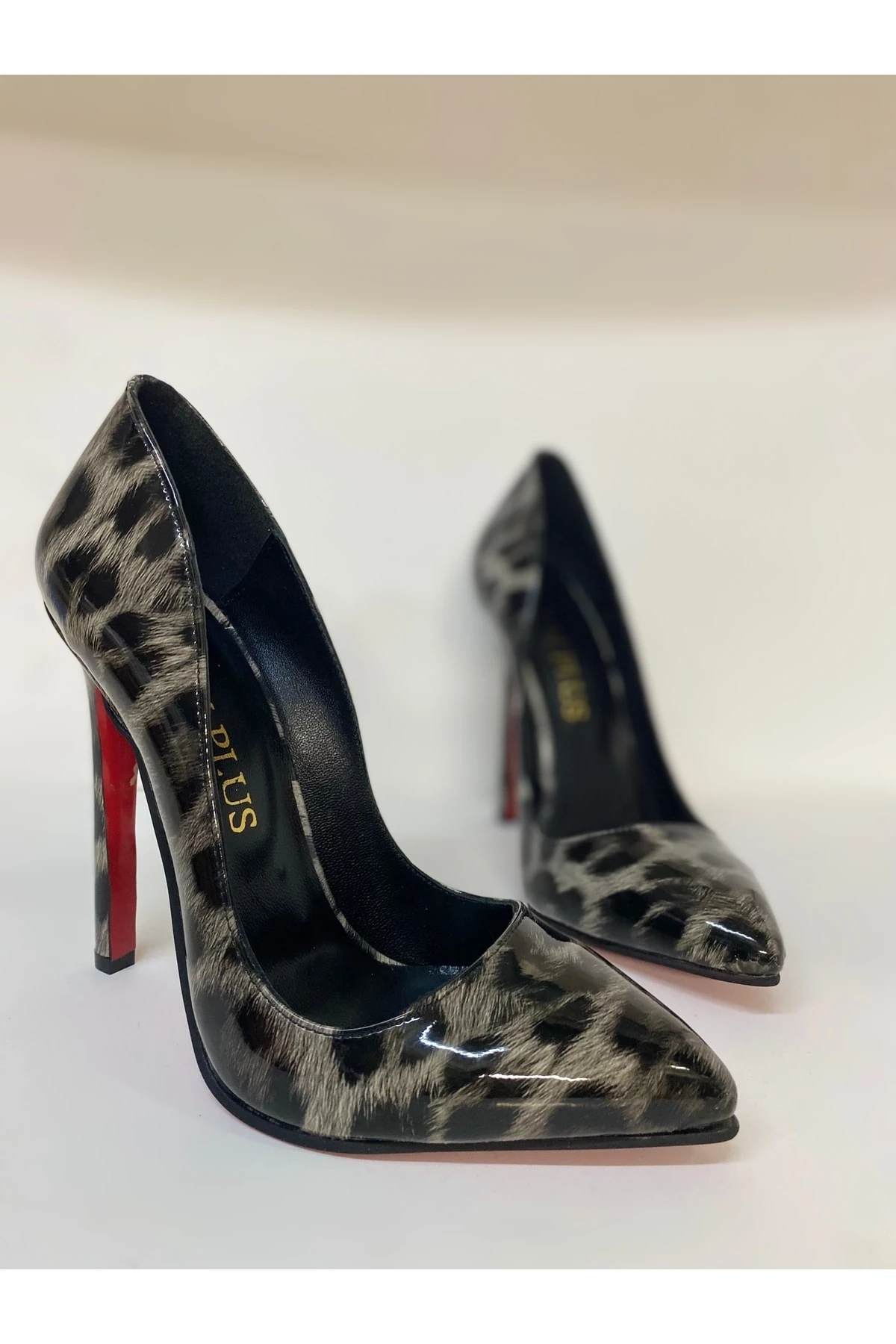 Orienelle Kaplama Topuk Aynalı Jürdan Stiletto Topuklu Ayakkabı