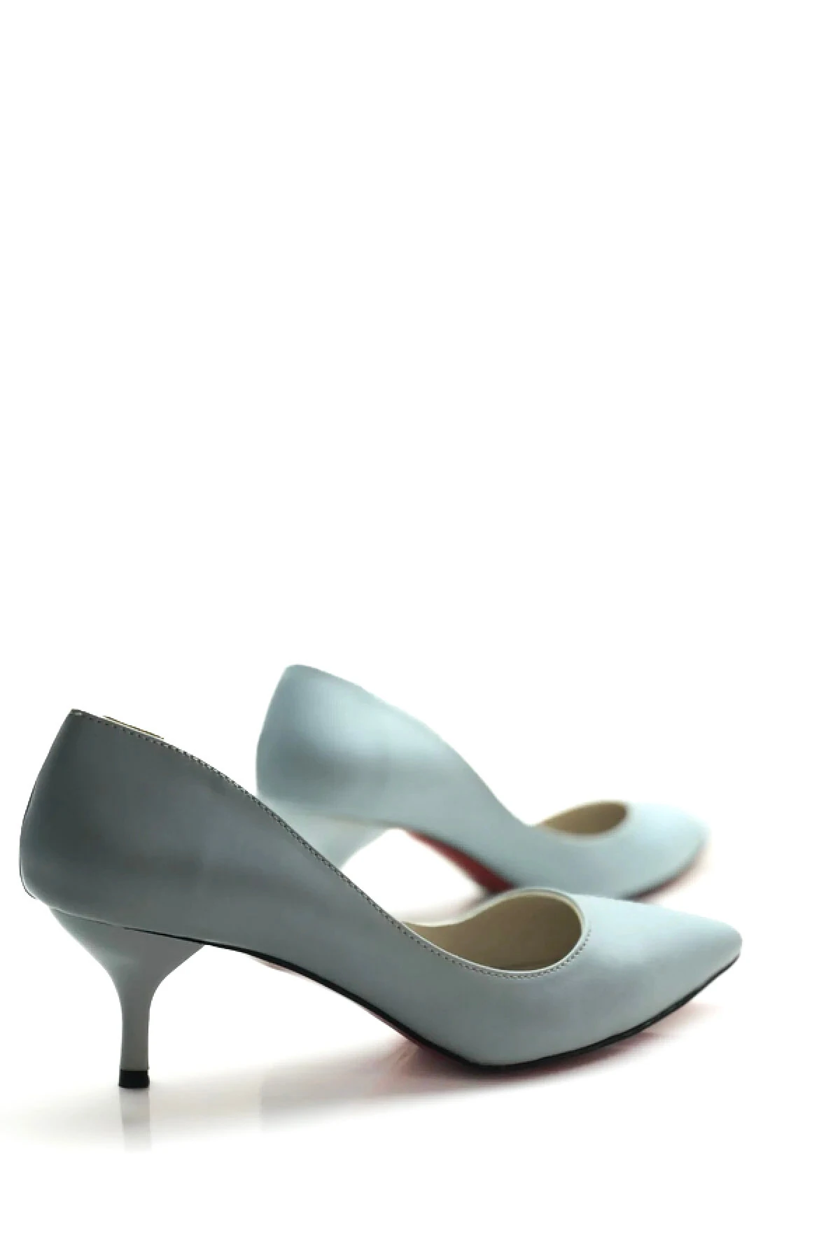 Aurora Stiletto Topuklu Ayakkabı - Bebe Mavi Mat
